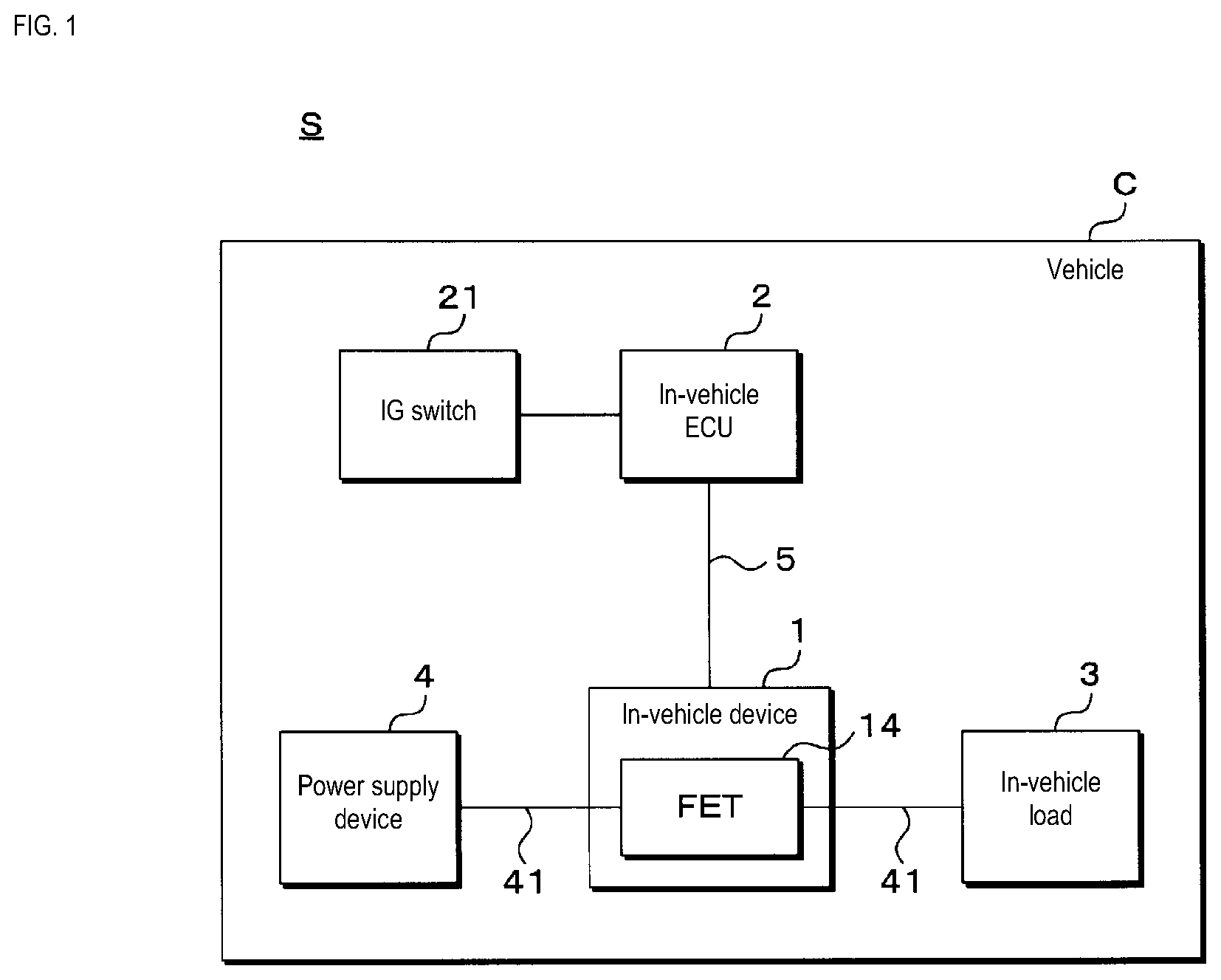 Patent US12552334 Figure 1 – In-vehicle device, program, and information processing method