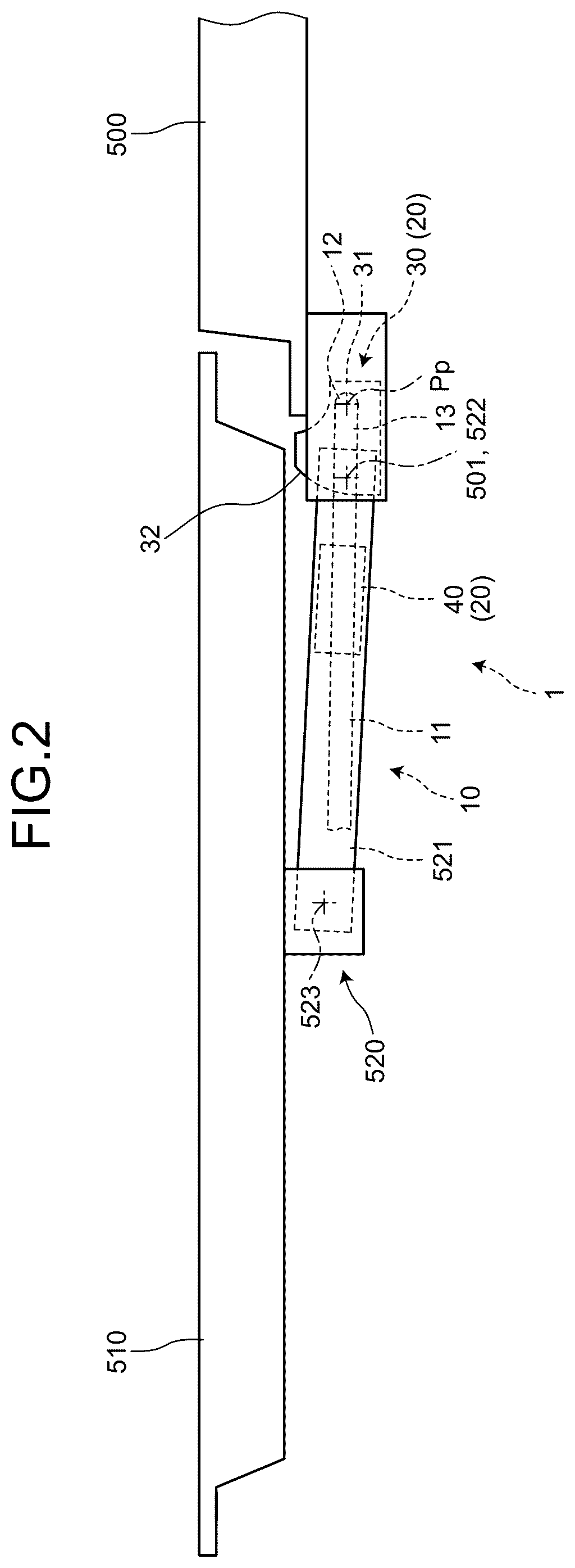 Patent US12552335 Figure 2 – Wiring harness
