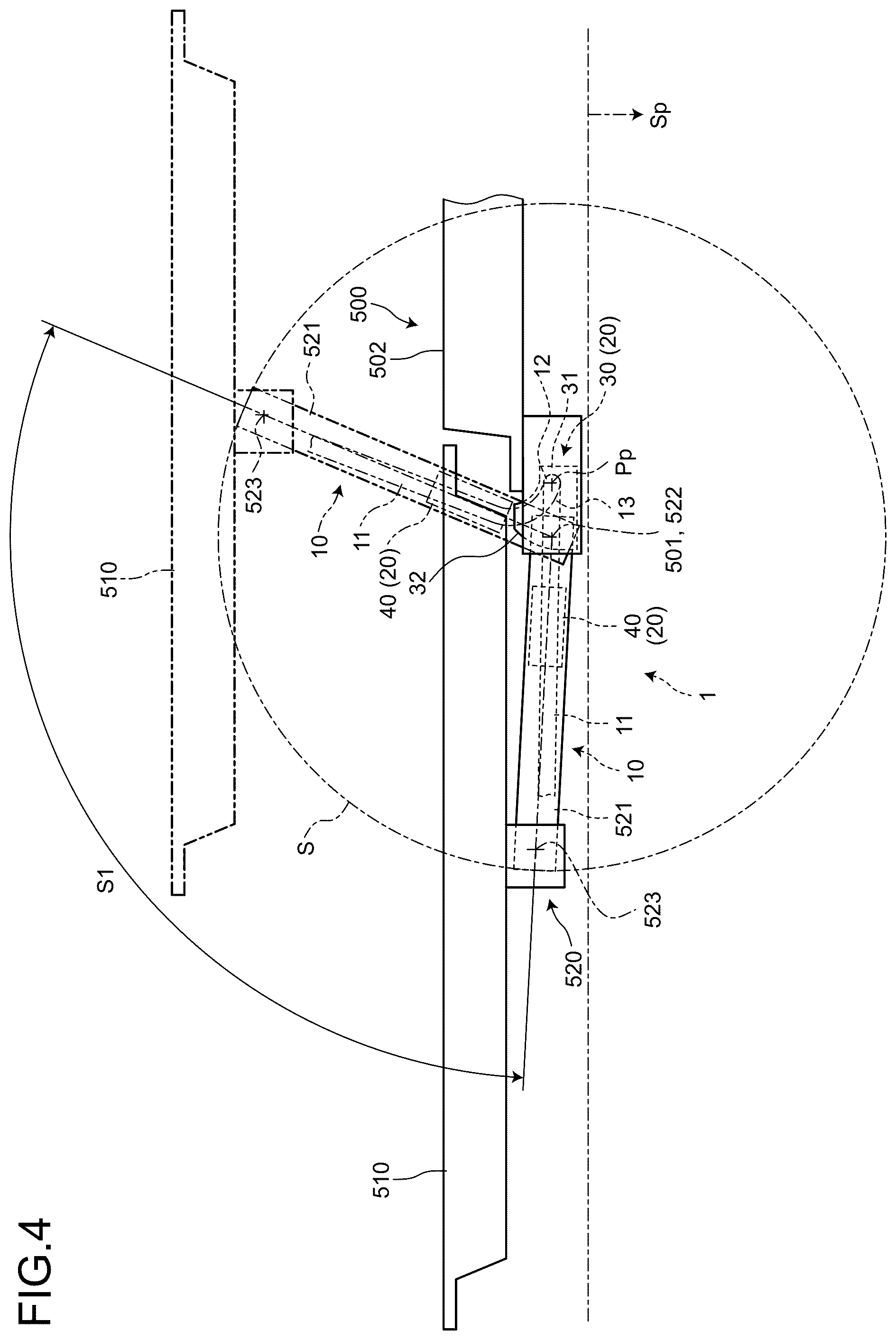 Patent US12552335 Figure 4 – Wiring harness