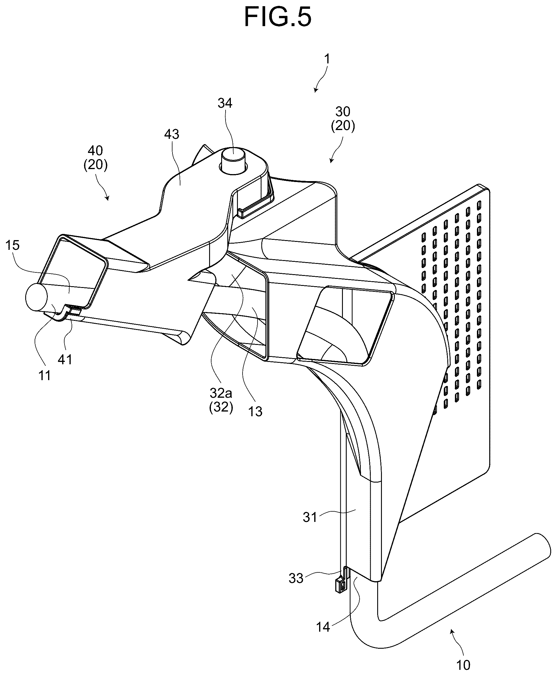 Patent US12552335 Figure 5 – Wiring harness
