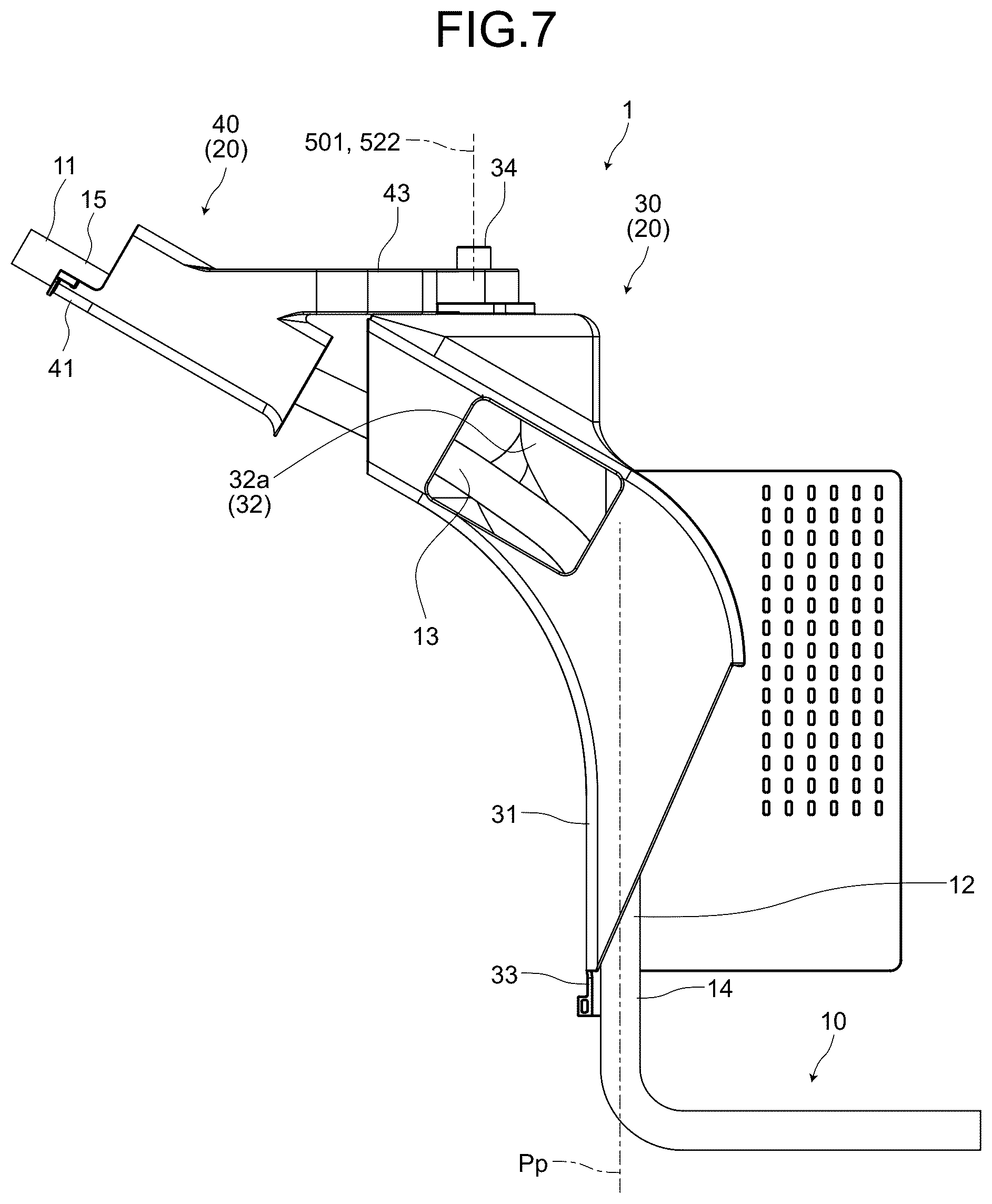 Patent US12552335 Figure 7 – Wiring harness