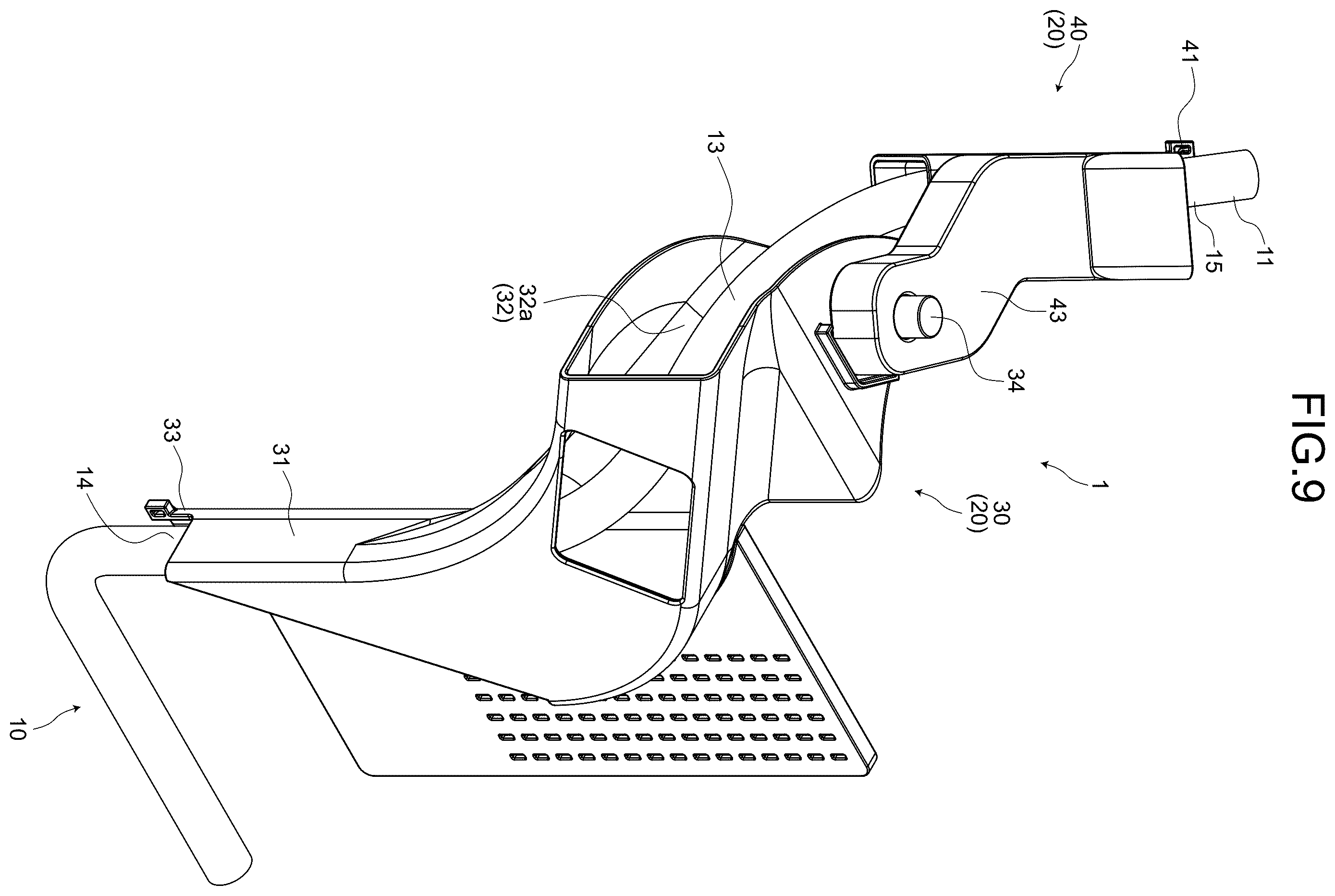 Patent US12552335 Figure 9 – Wiring harness