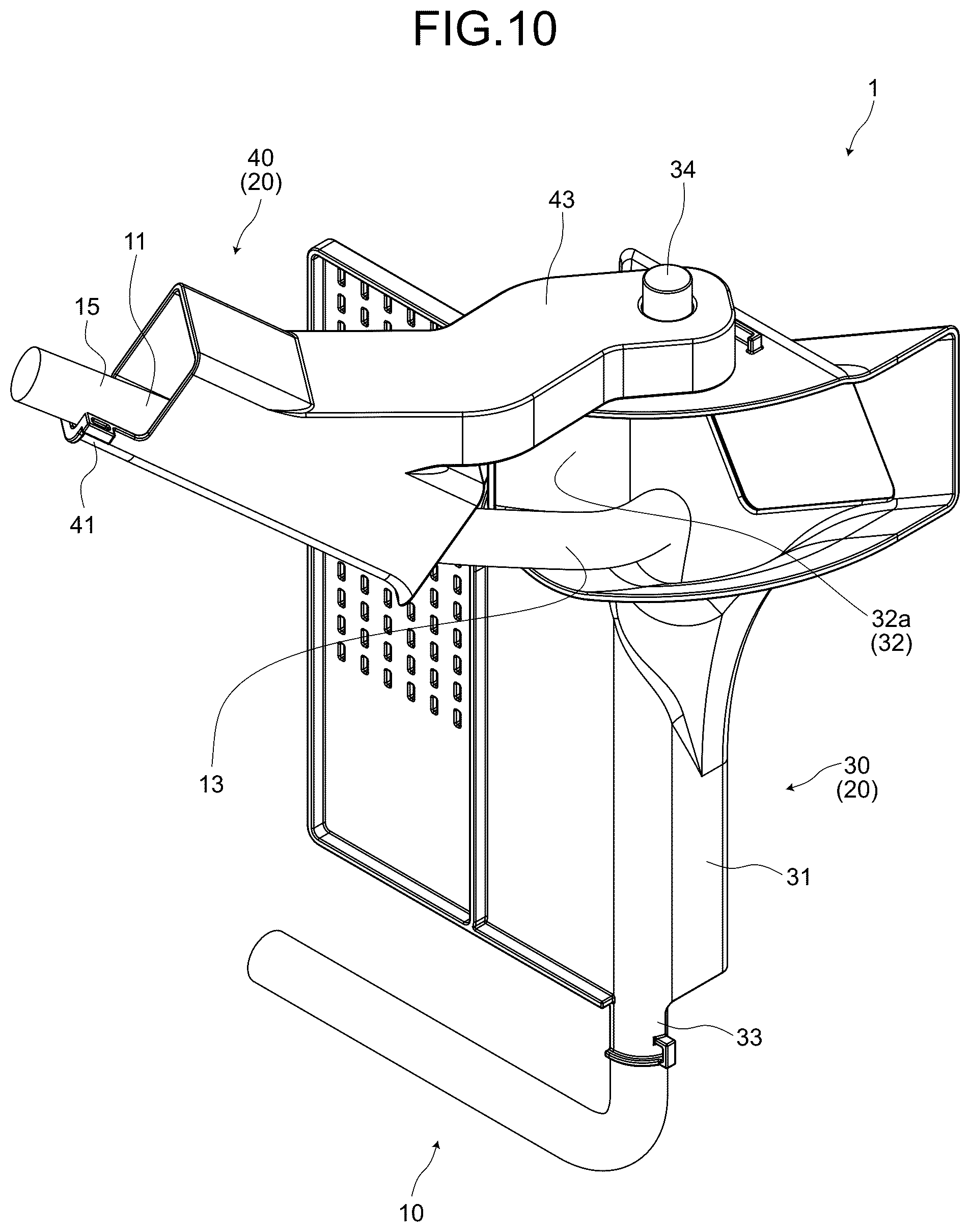 Patent US12552335 Figure 10 – Wiring harness