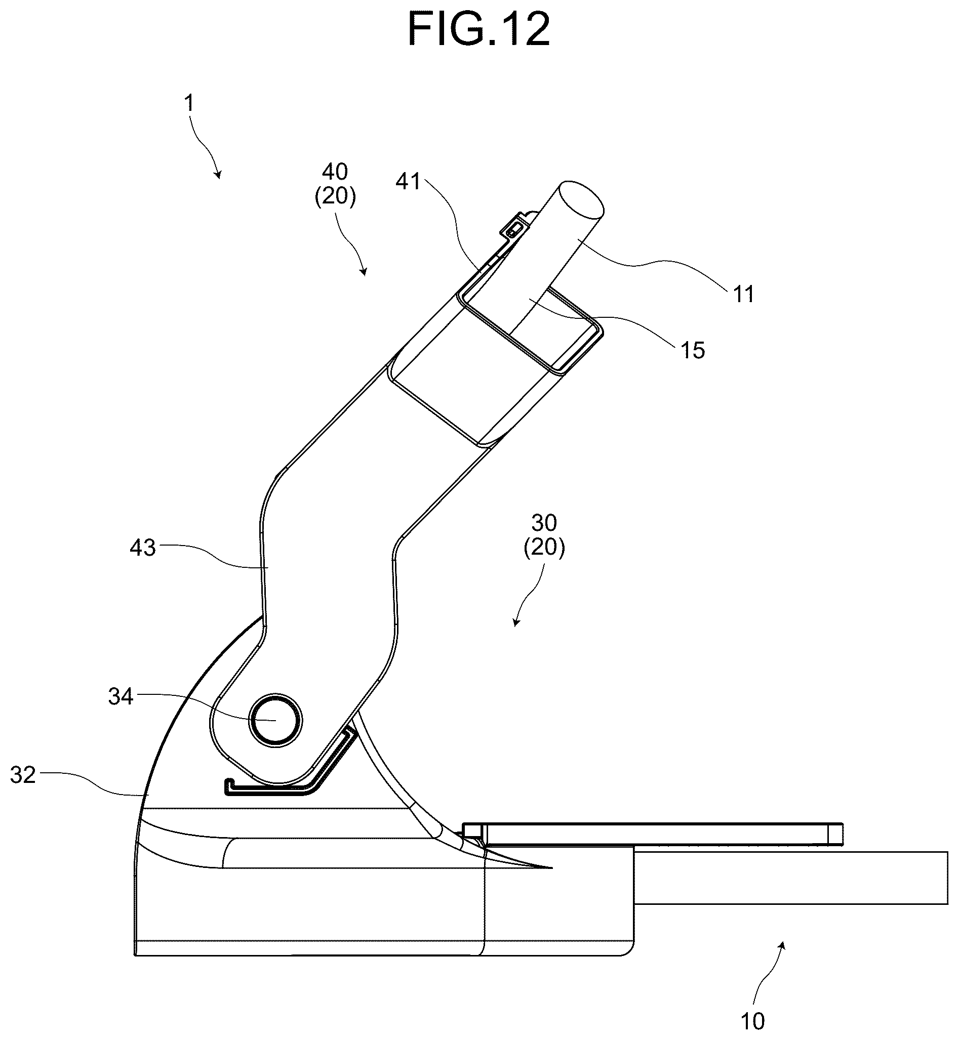 Patent US12552335 Figure 12 – Wiring harness