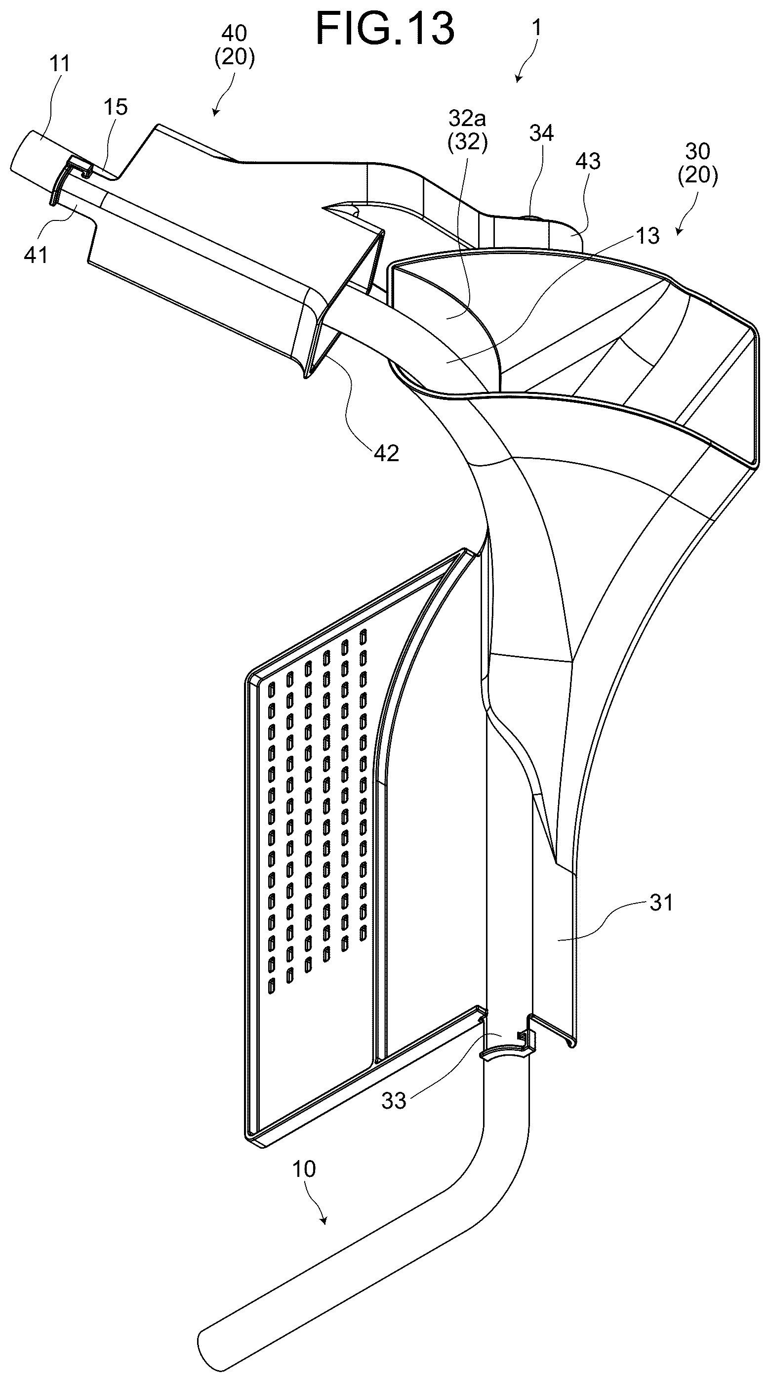 Patent US12552335 Figure 13 – Wiring harness