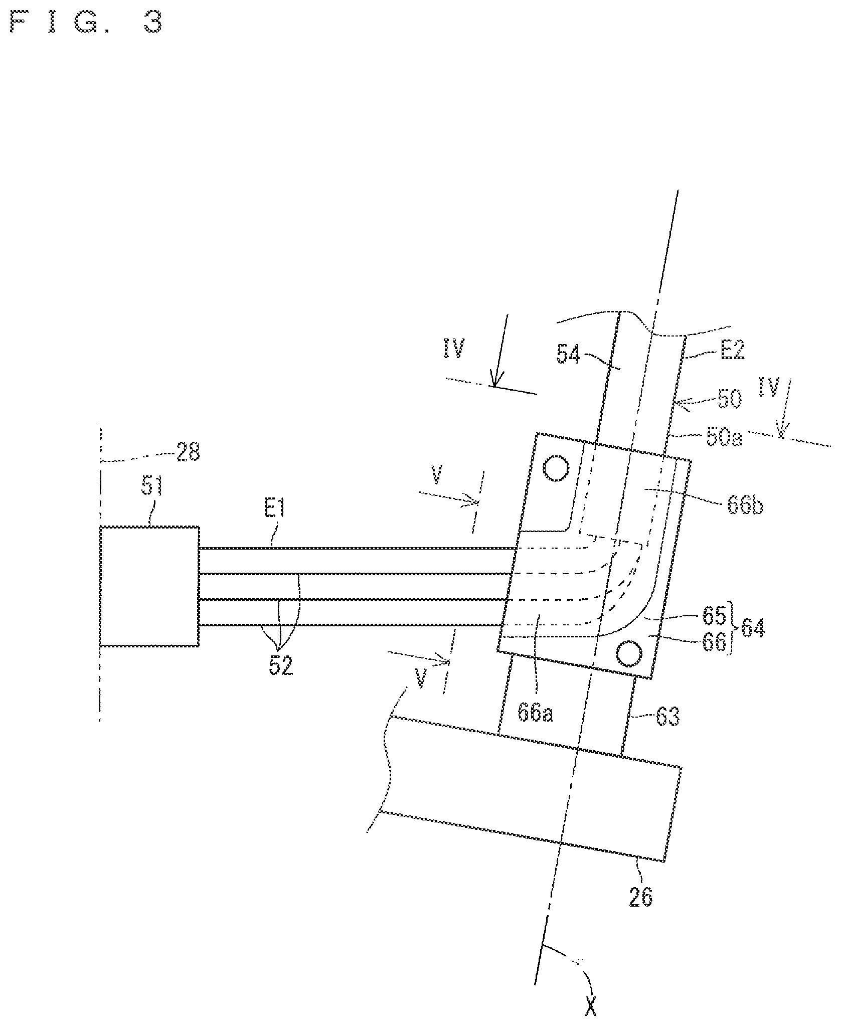Patent US12552336 Figure 3 – Undercarriage wiring module and routing structure of undercarriage wiring module