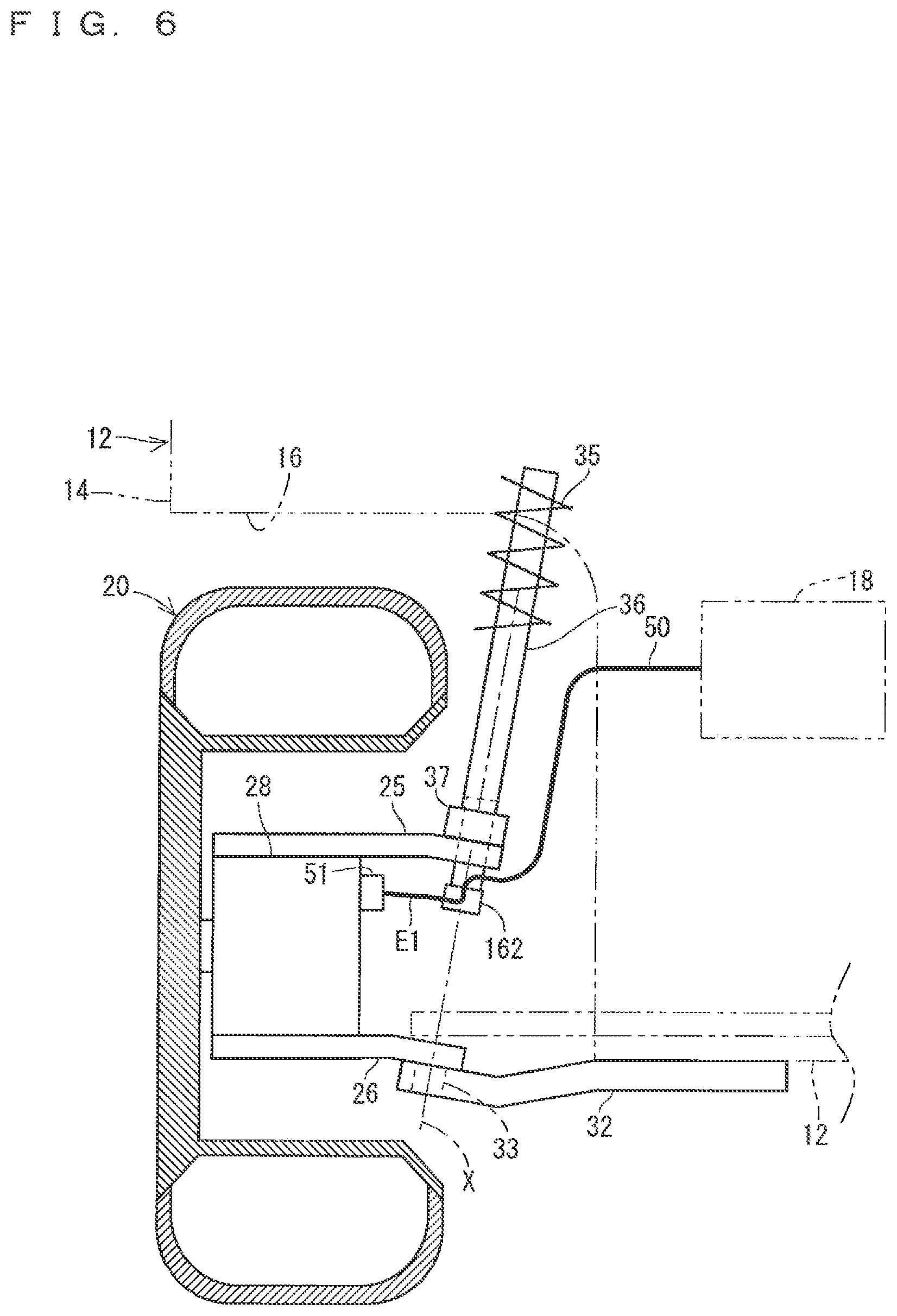 Patent US12552336 Figure 6 – Undercarriage wiring module and routing structure of undercarriage wiring module