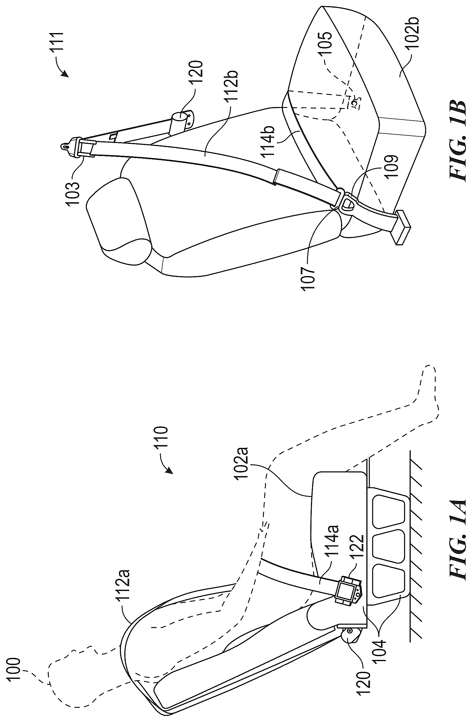 Patent US12552342 Figure 1 – Web retractors for personal restraint systems and associated systems and methods