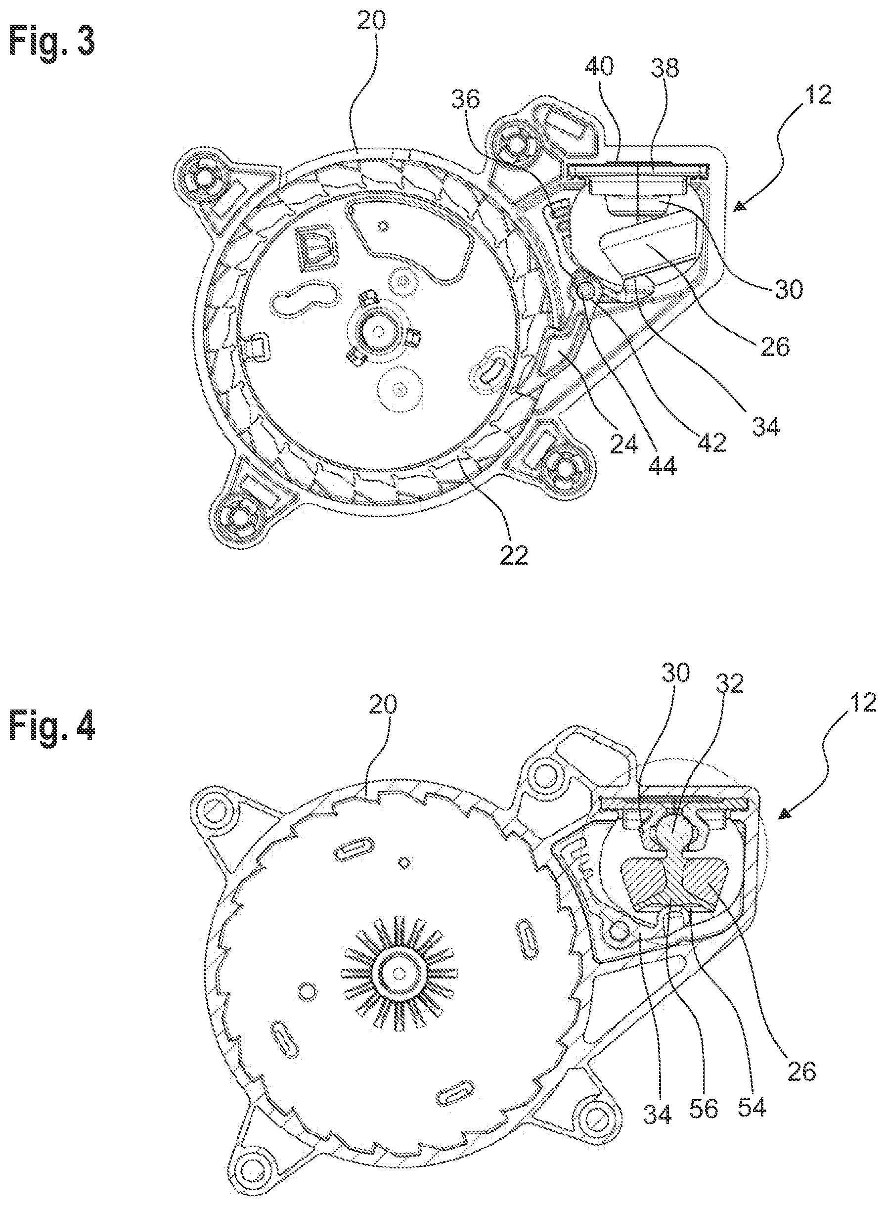 Patent US12552343 Figure 2 – Sensor and belt retractor