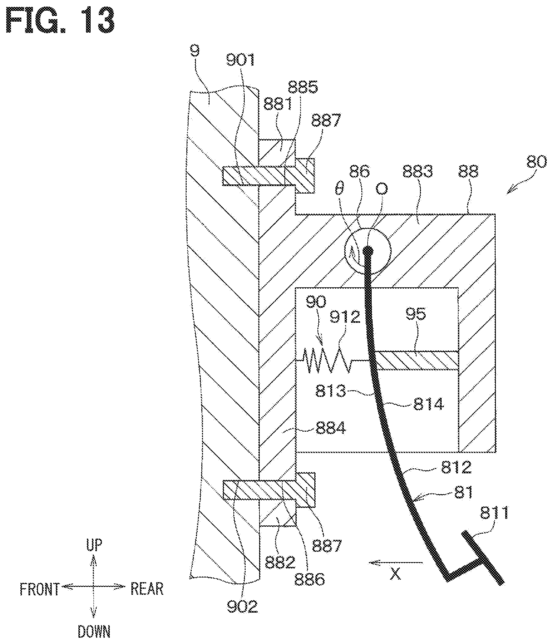 Patent US12552355 Figure 11 – Brake device for vehicle