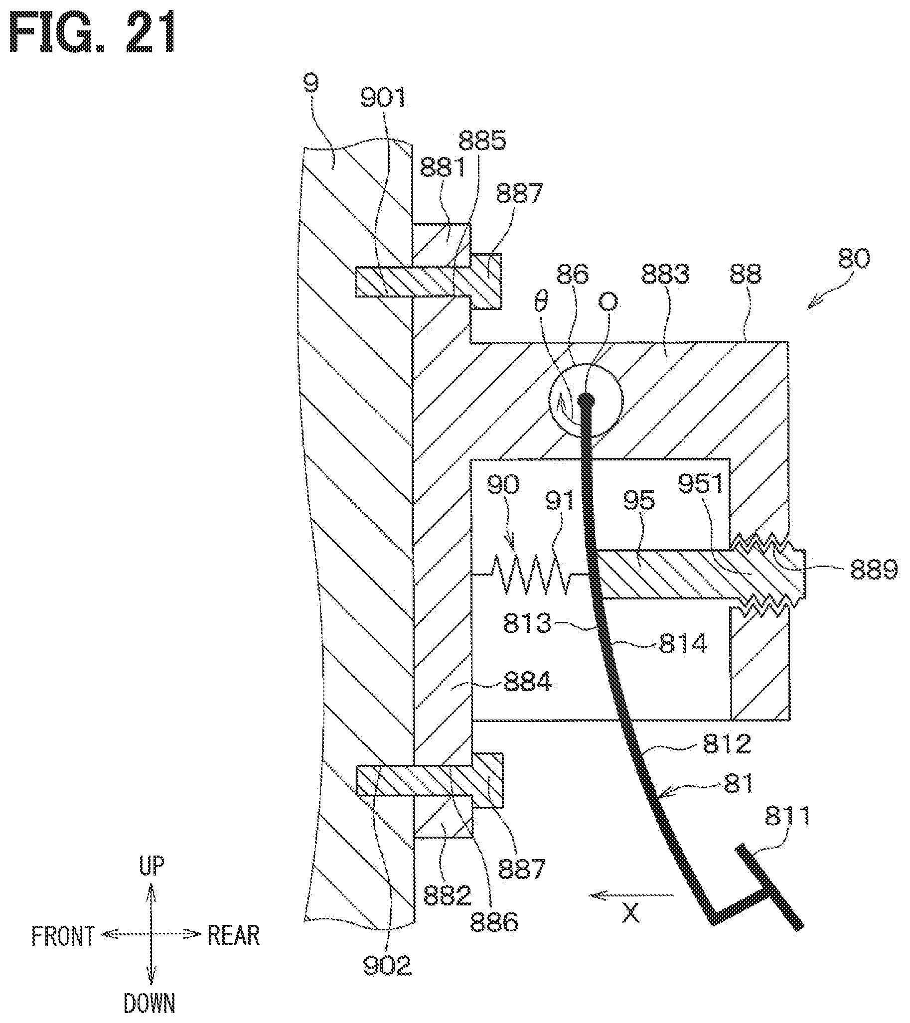 Patent US12552355 Figure 19 – Brake device for vehicle