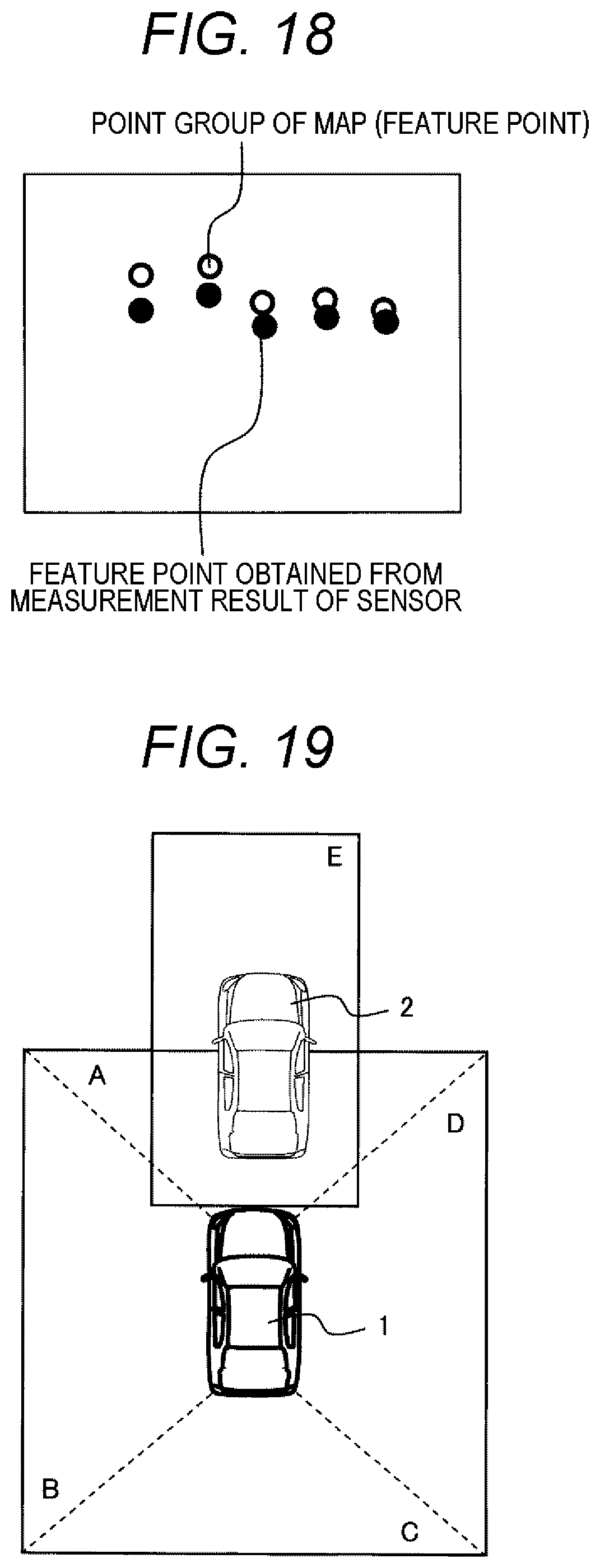 Patent US12552368 Figure 13 – Vehicle position estimation system with sensing for object detection and estimation of feature points