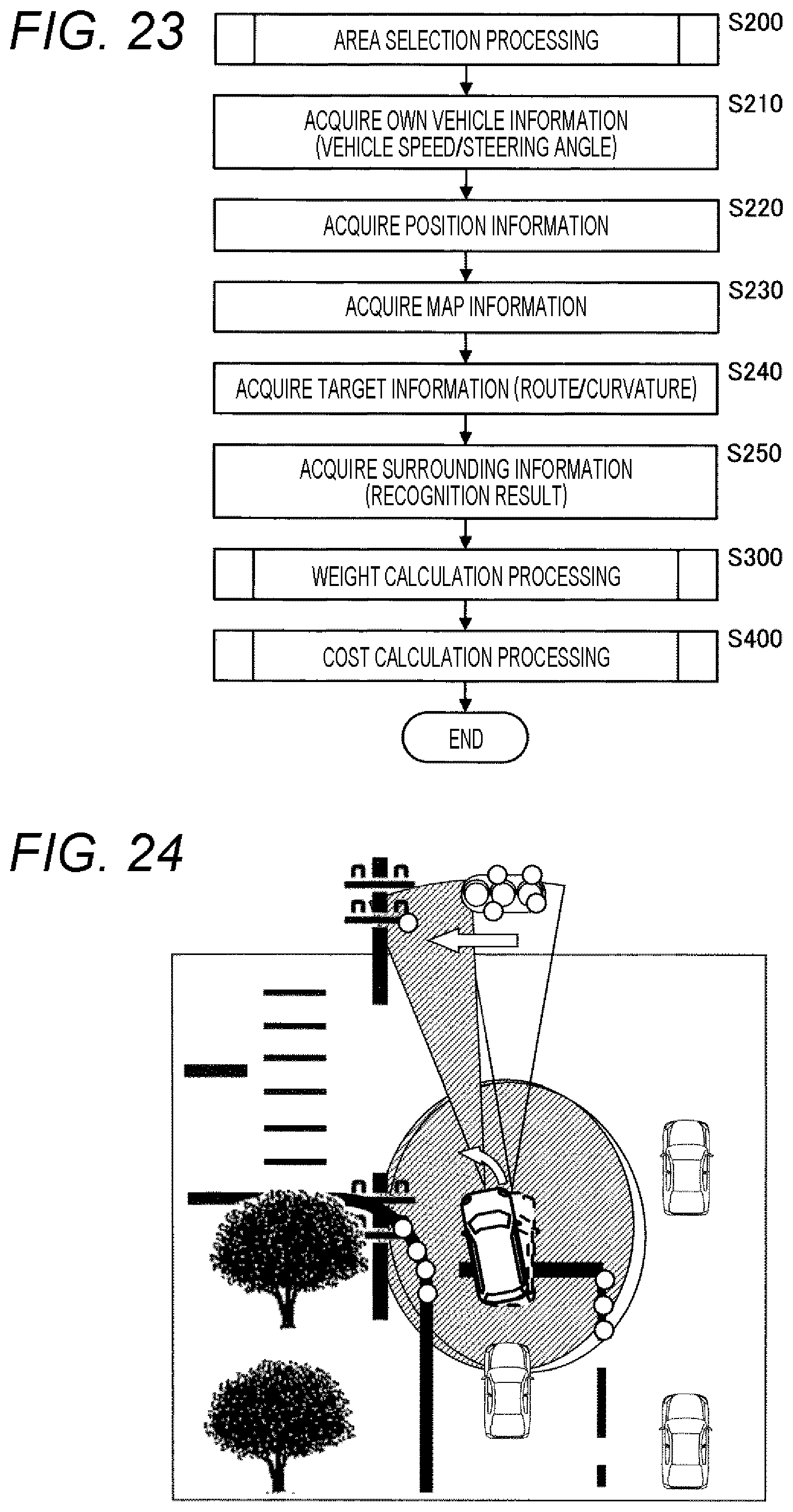 Patent US12552368 Figure 17 – Vehicle position estimation system with sensing for object detection and estimation of feature points