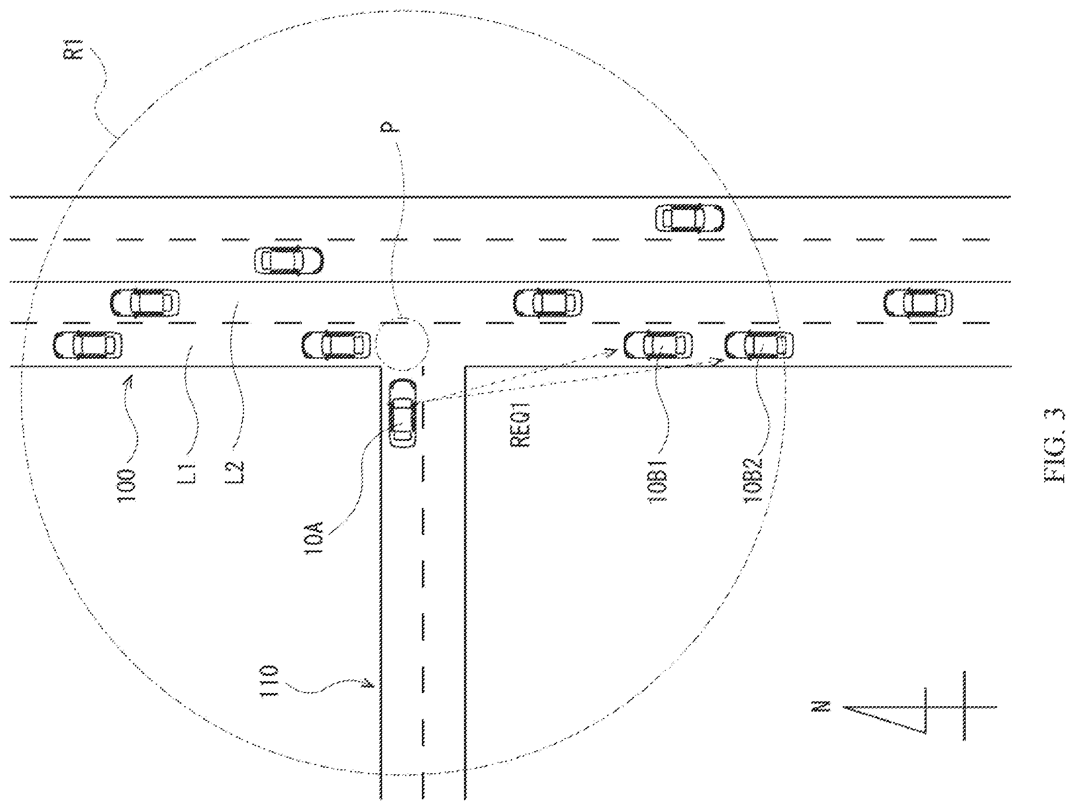 Patent US12552370 Figure 2 – Merge assist apparatus