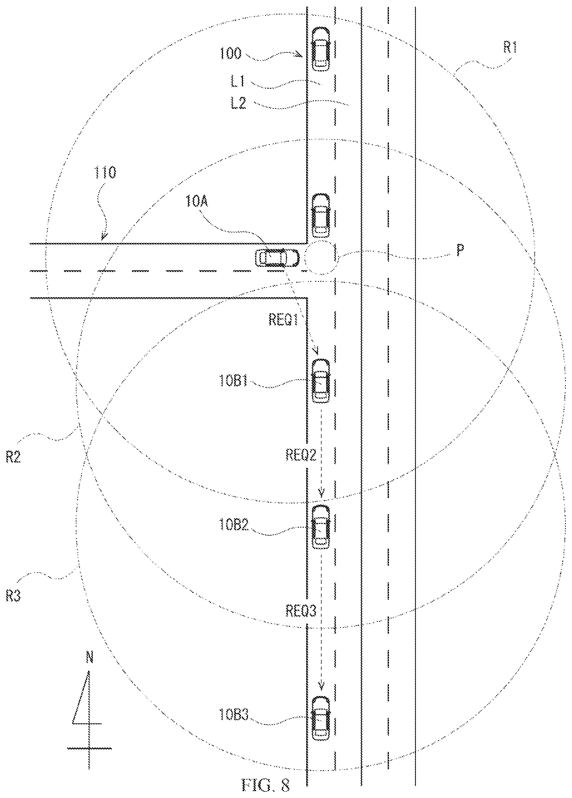 Patent US12552370 Figure 7 – Merge assist apparatus