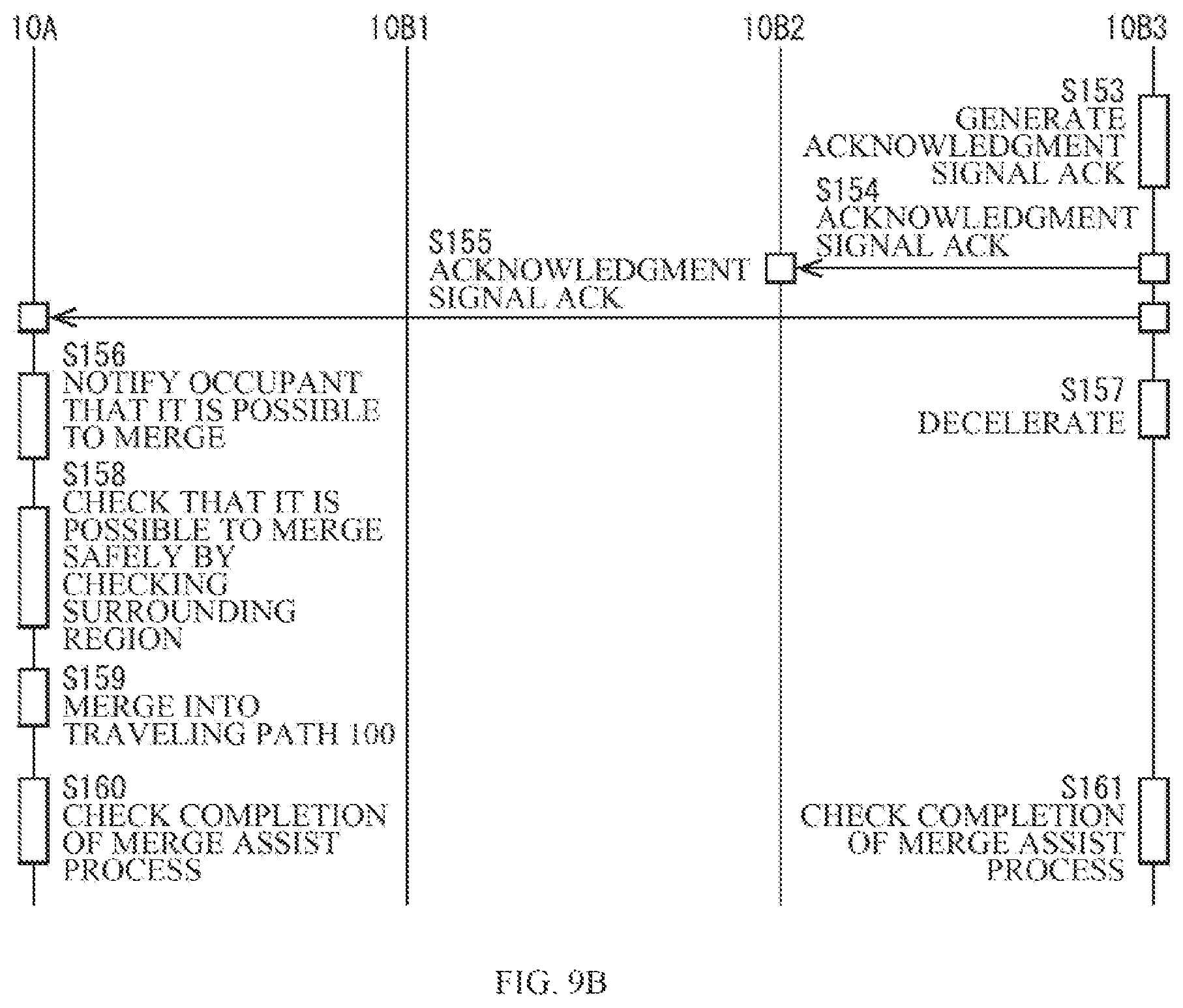 Patent US12552370 Figure 9 – Merge assist apparatus