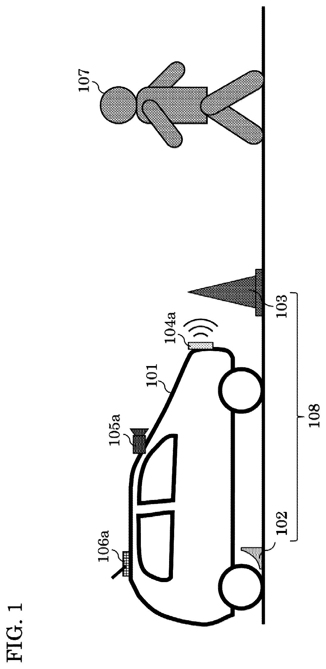 Patent US12552371 Figure 1 – Collision damage reduction device and collision damage reduction method