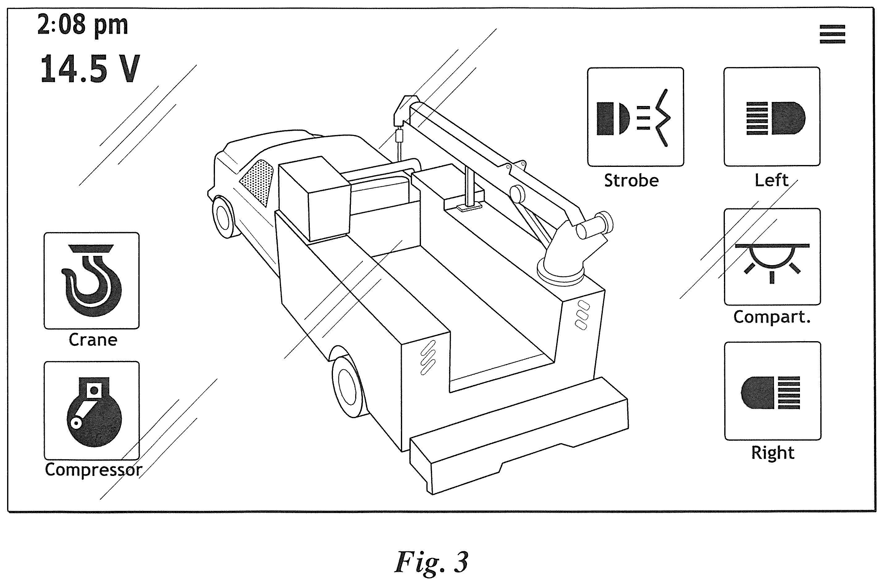 Patent US12552387 Figure 3 – Method and apparatus for automating power take-offs for vehicles and equipment
