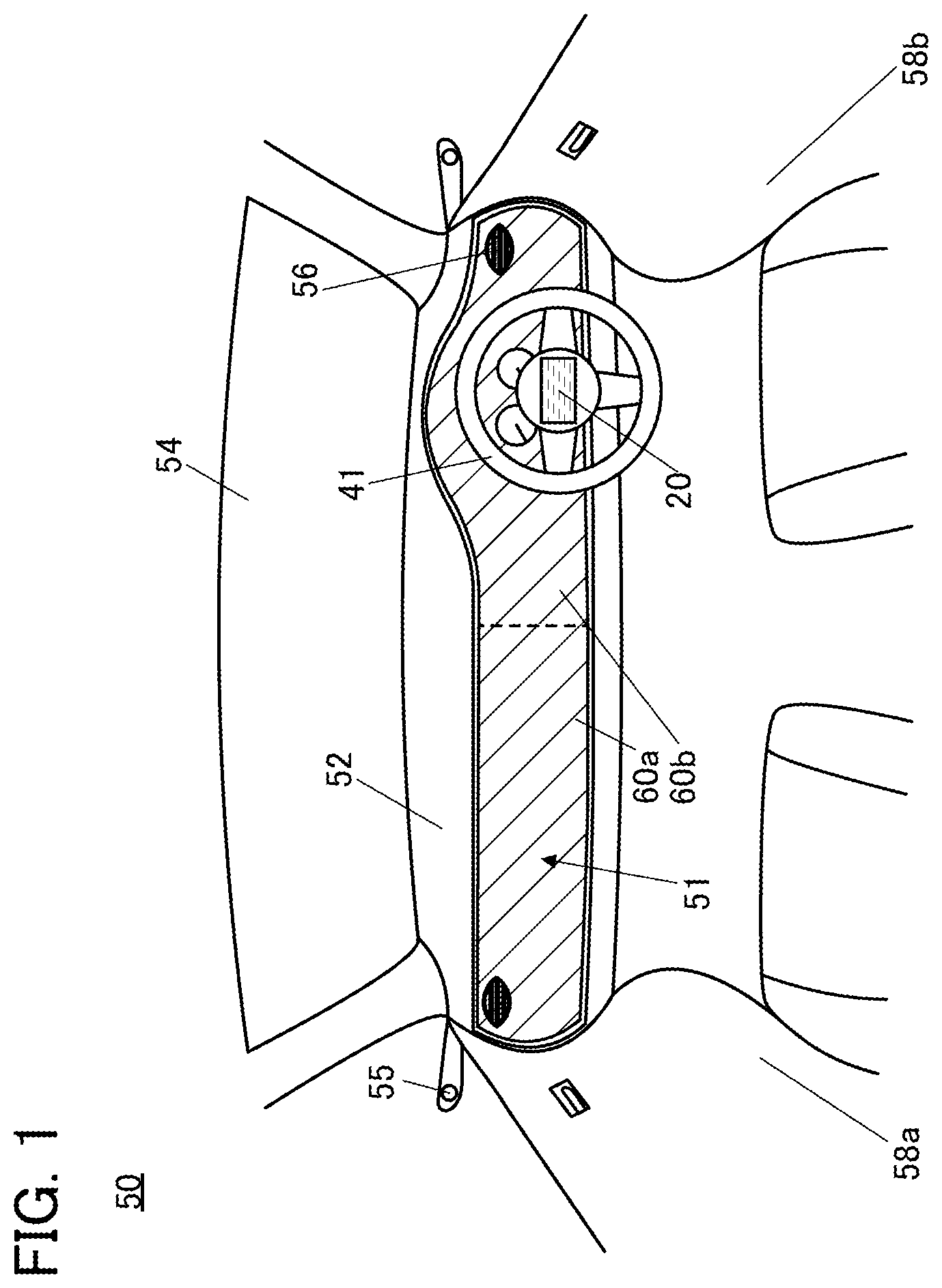 Patent US12552392 Figure 1 – Vehicle control device and vehicle
