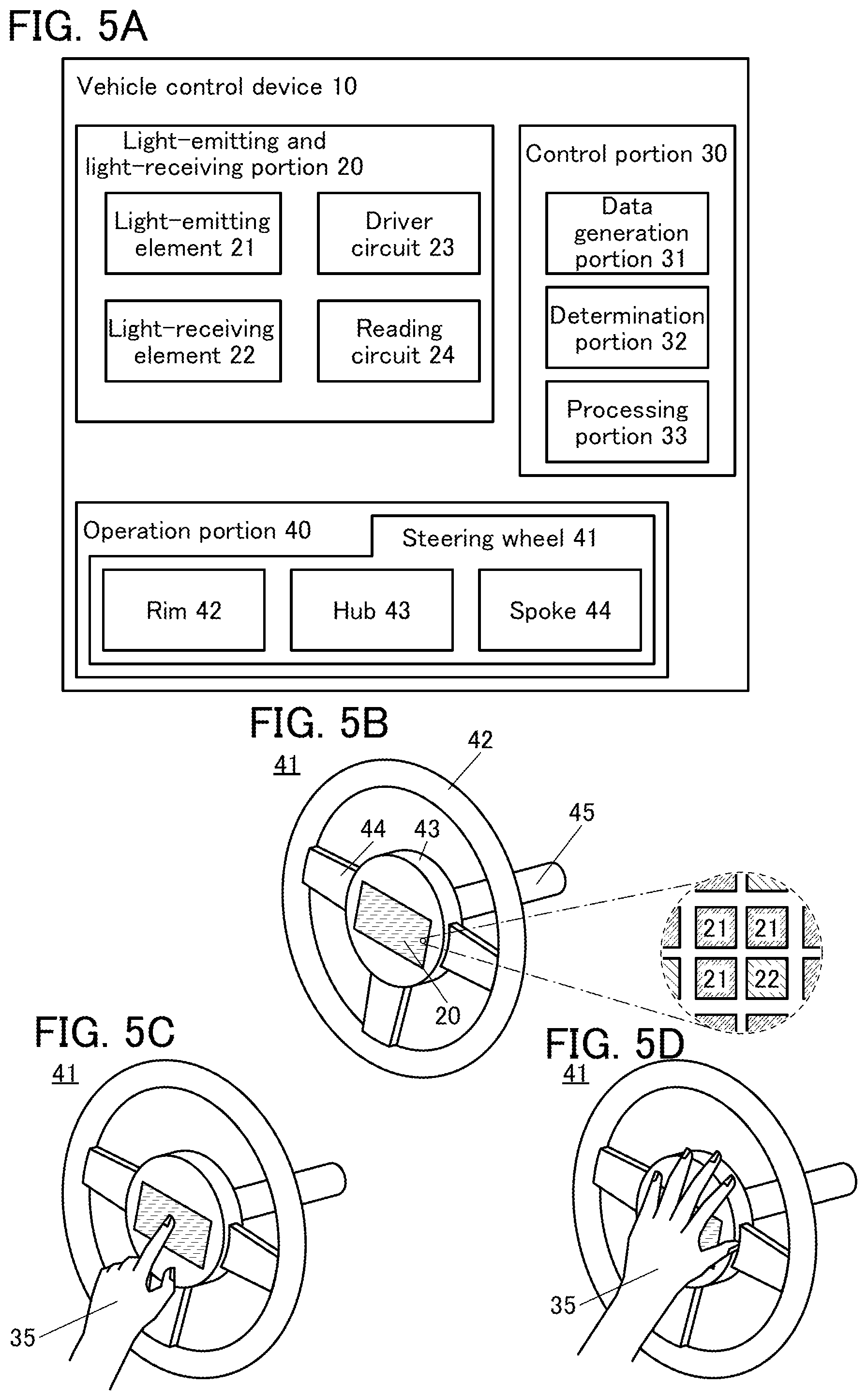 Patent US12552392 Figure 5 – Vehicle control device and vehicle