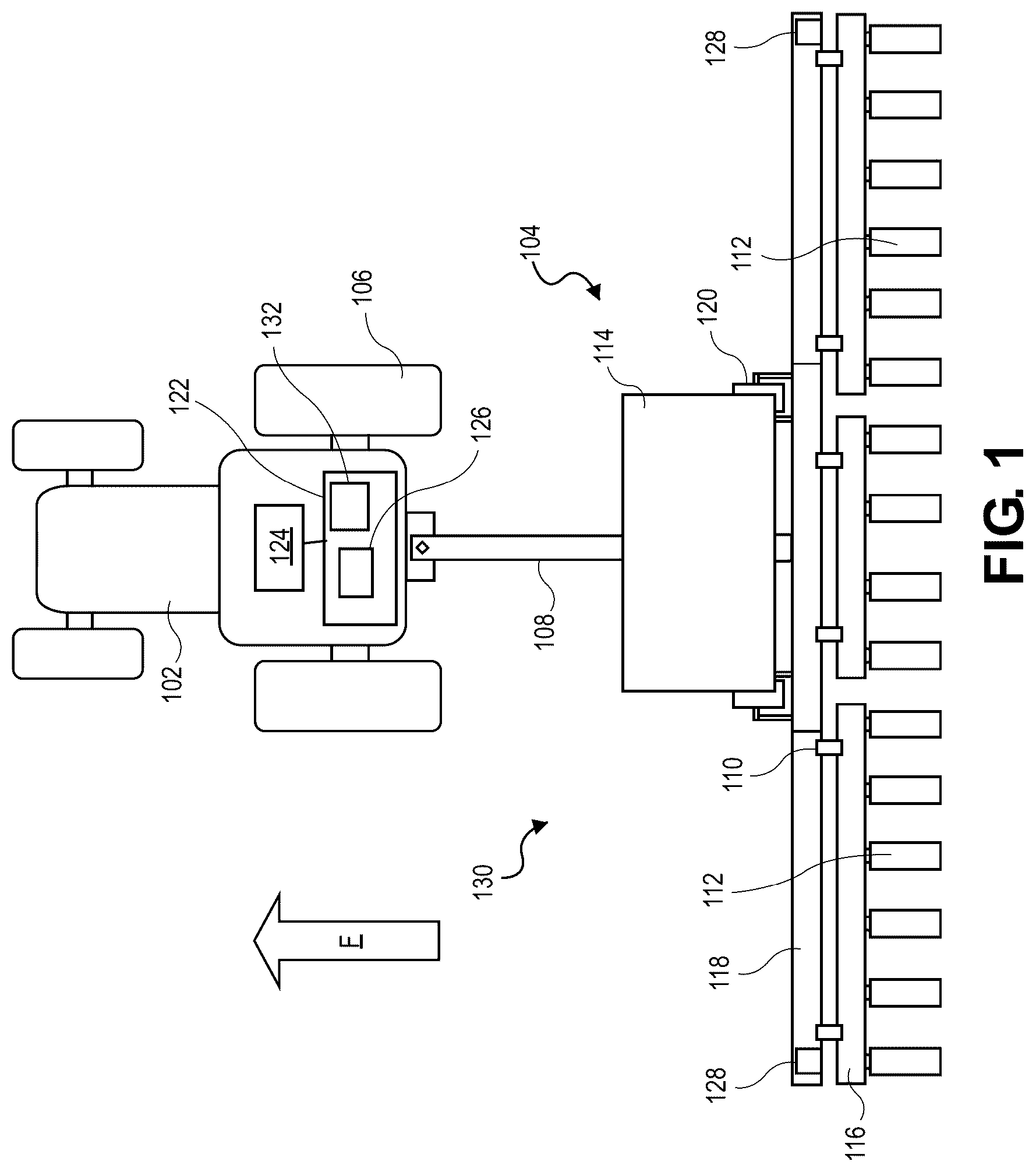Patent US12552403 — Agricultural implements having imager systems and related methods and systems — Figure 1