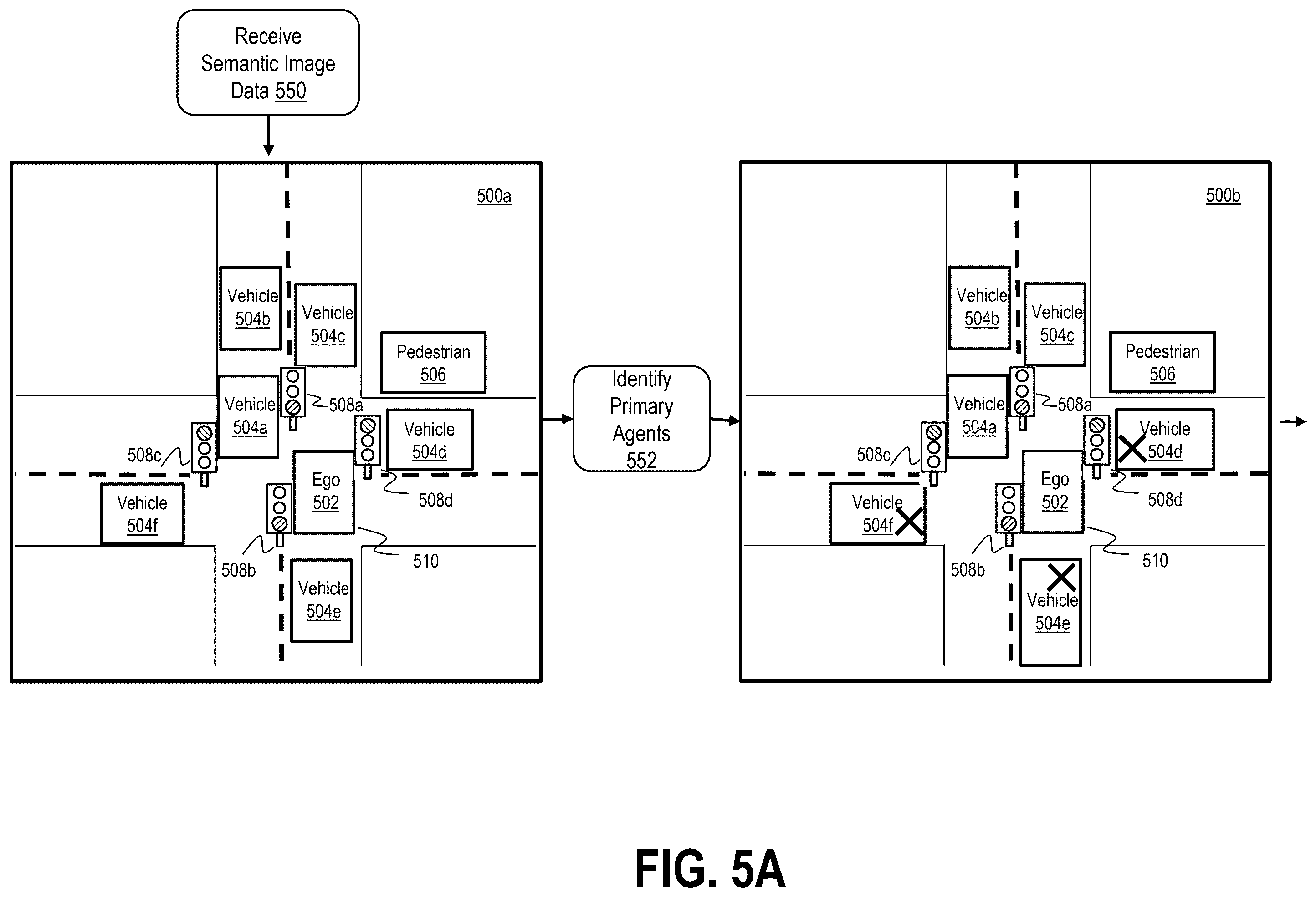 Patent US12552410 Figure 8 – Path generation based on predicted actions