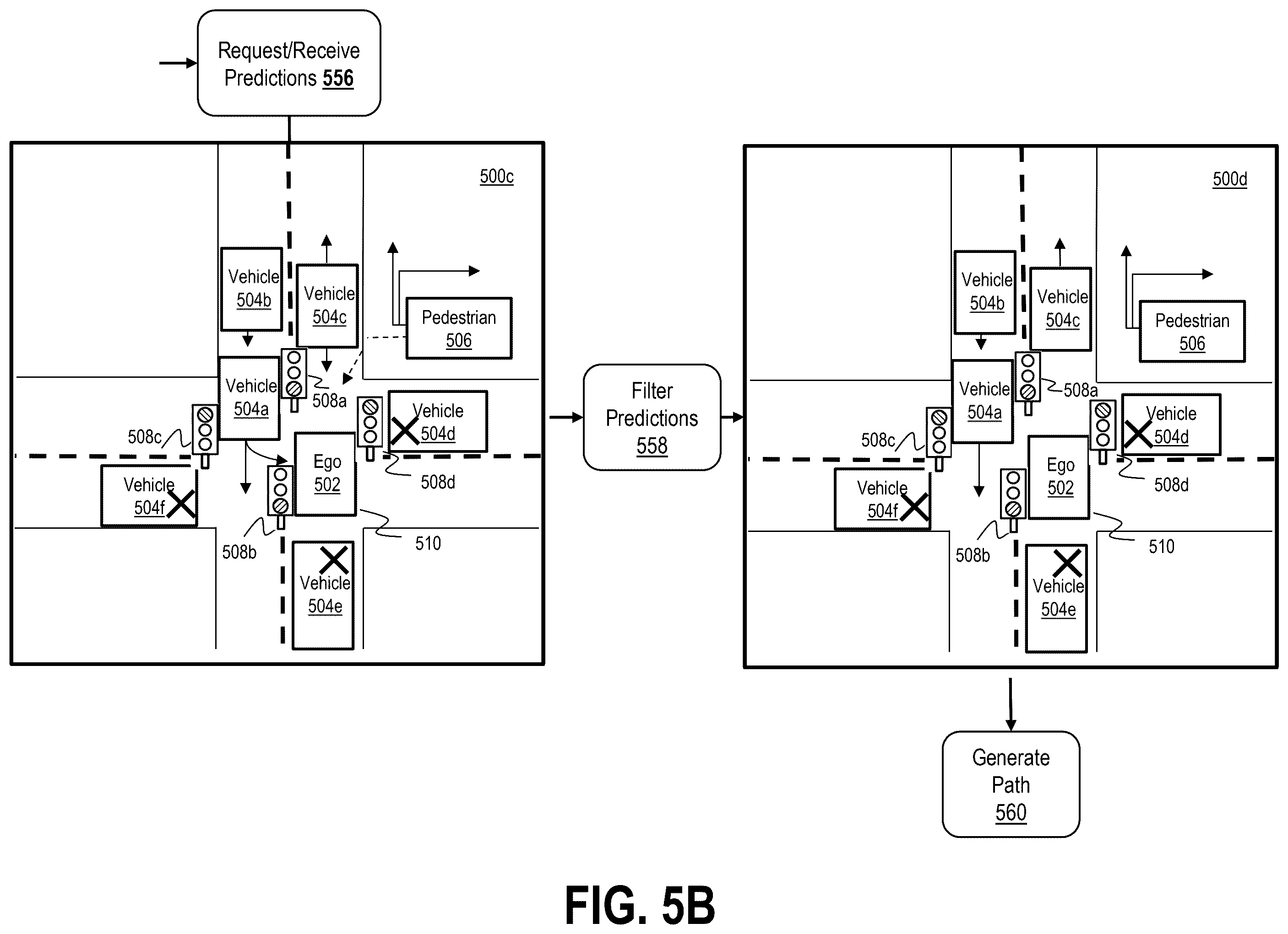 Patent US12552410 Figure 9 – Path generation based on predicted actions