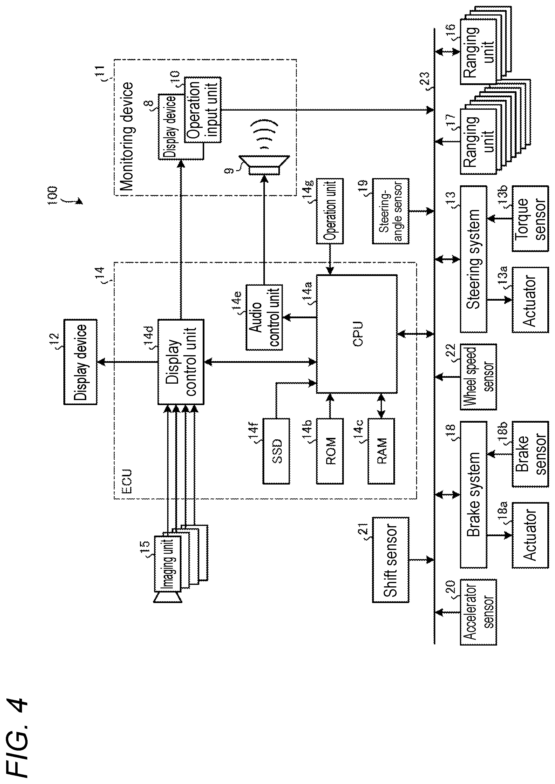 Patent US12552415 Figure 3 – Parking exit assistance apparatus