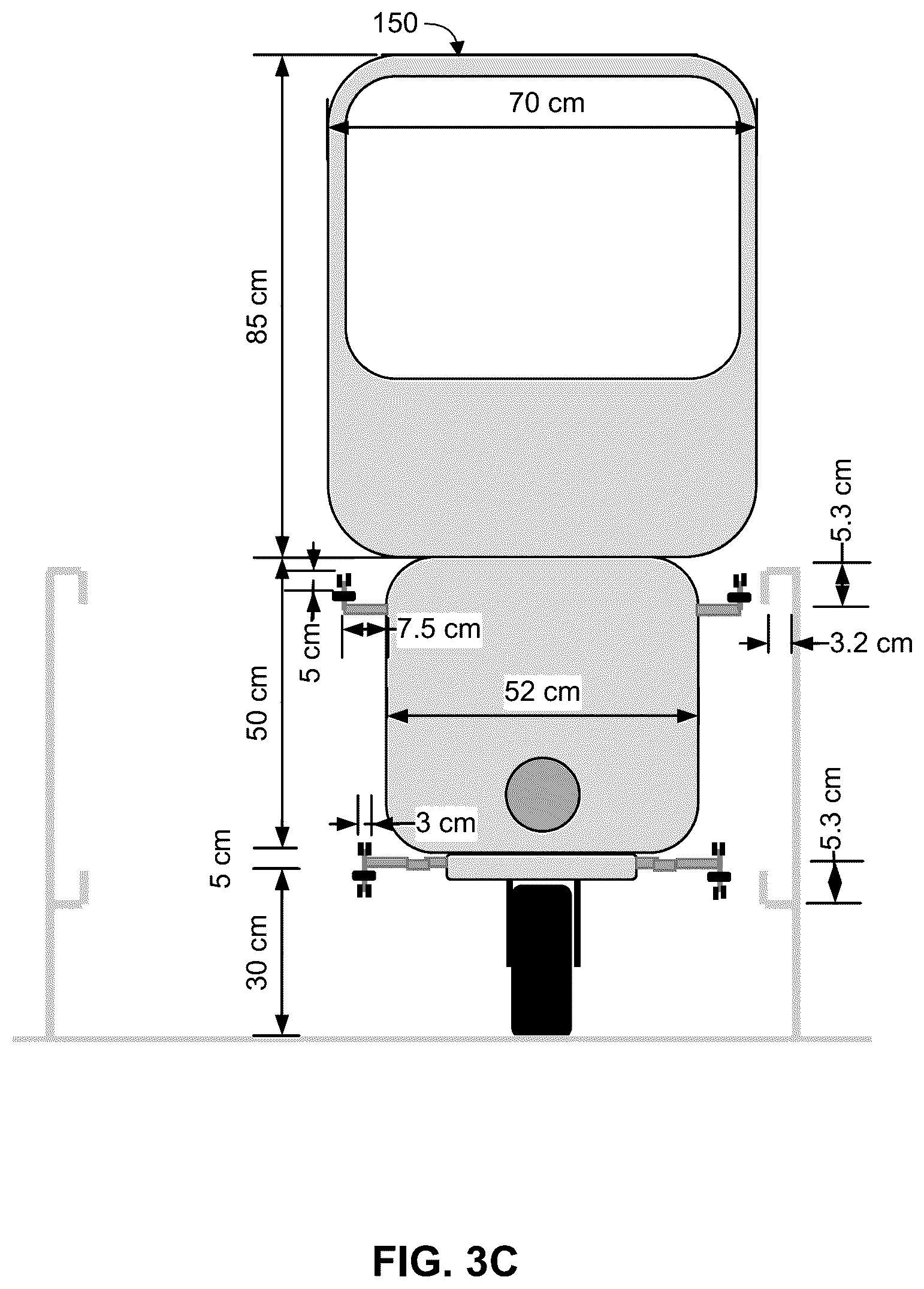 Patent US12552418 Figure 4 – Narrow width personal transportation system