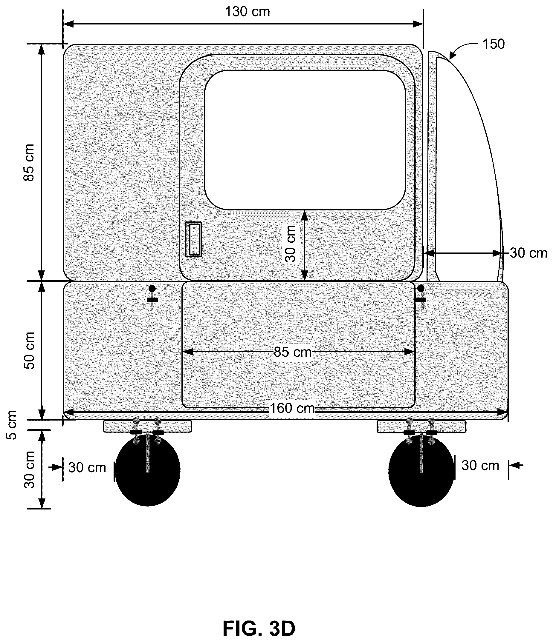 Patent US12552418 Figure 5 – Narrow width personal transportation system