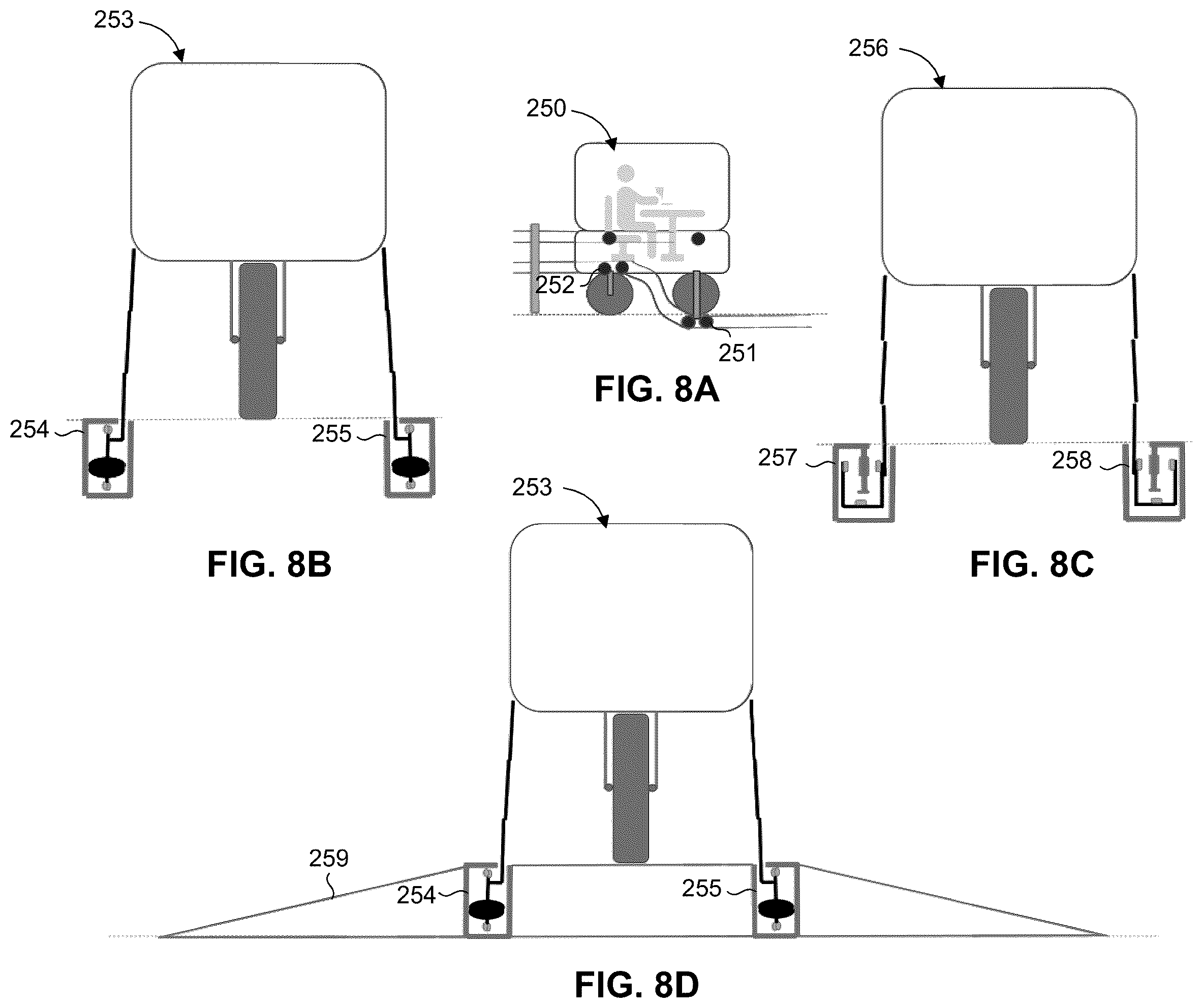 Patent US12552418 Figure 11 – Narrow width personal transportation system