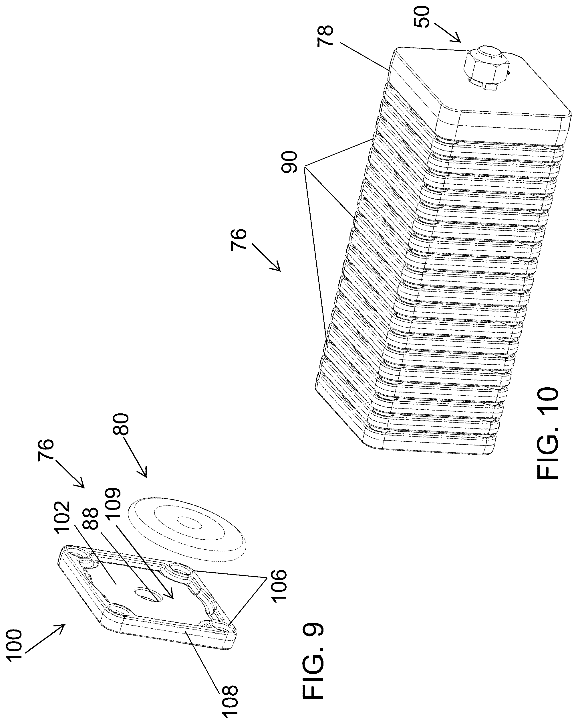 Patent US12552422 Figure 4 – Elastomer cushion unit for railcar