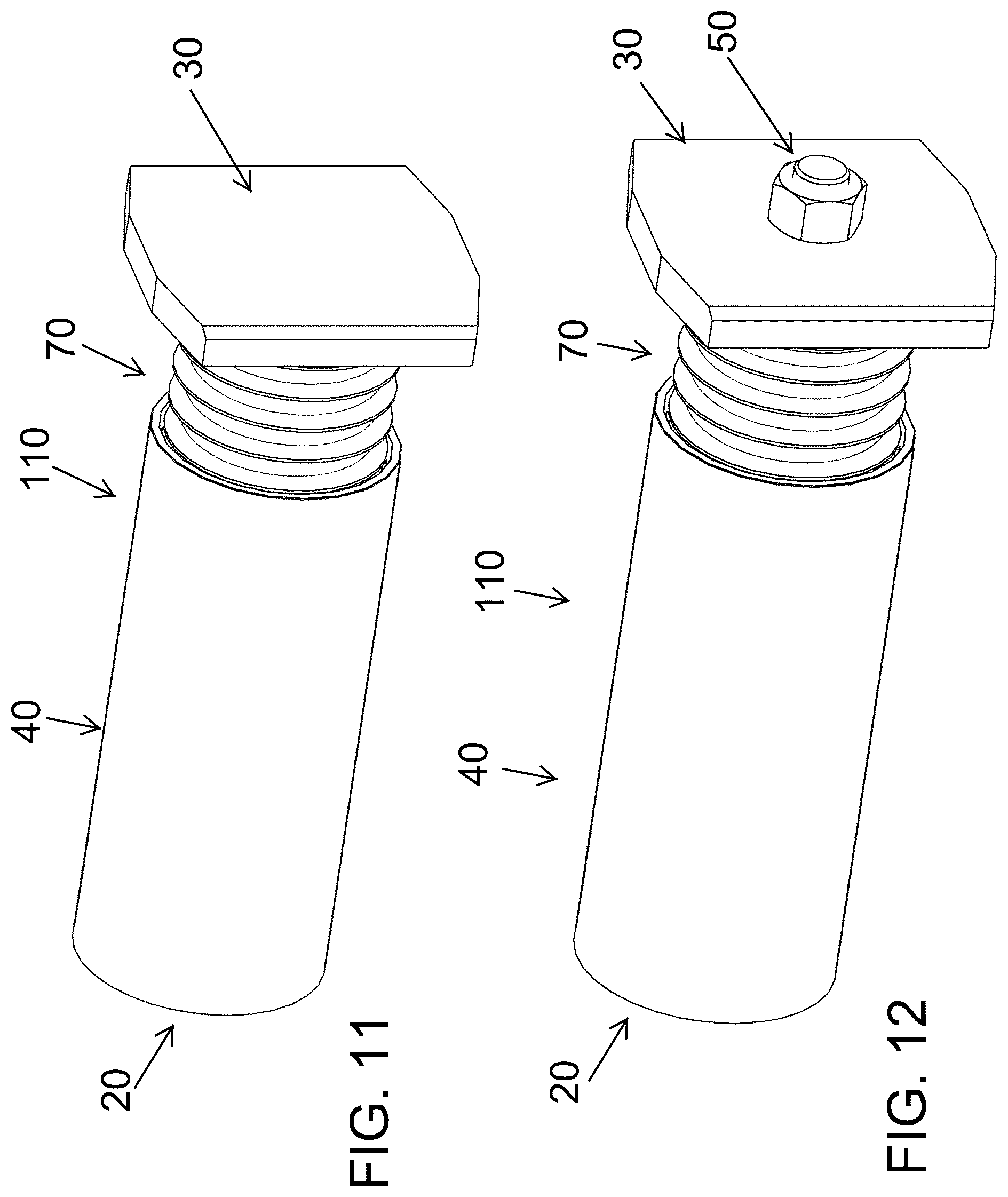 Patent US12552422 Figure 5 – Elastomer cushion unit for railcar