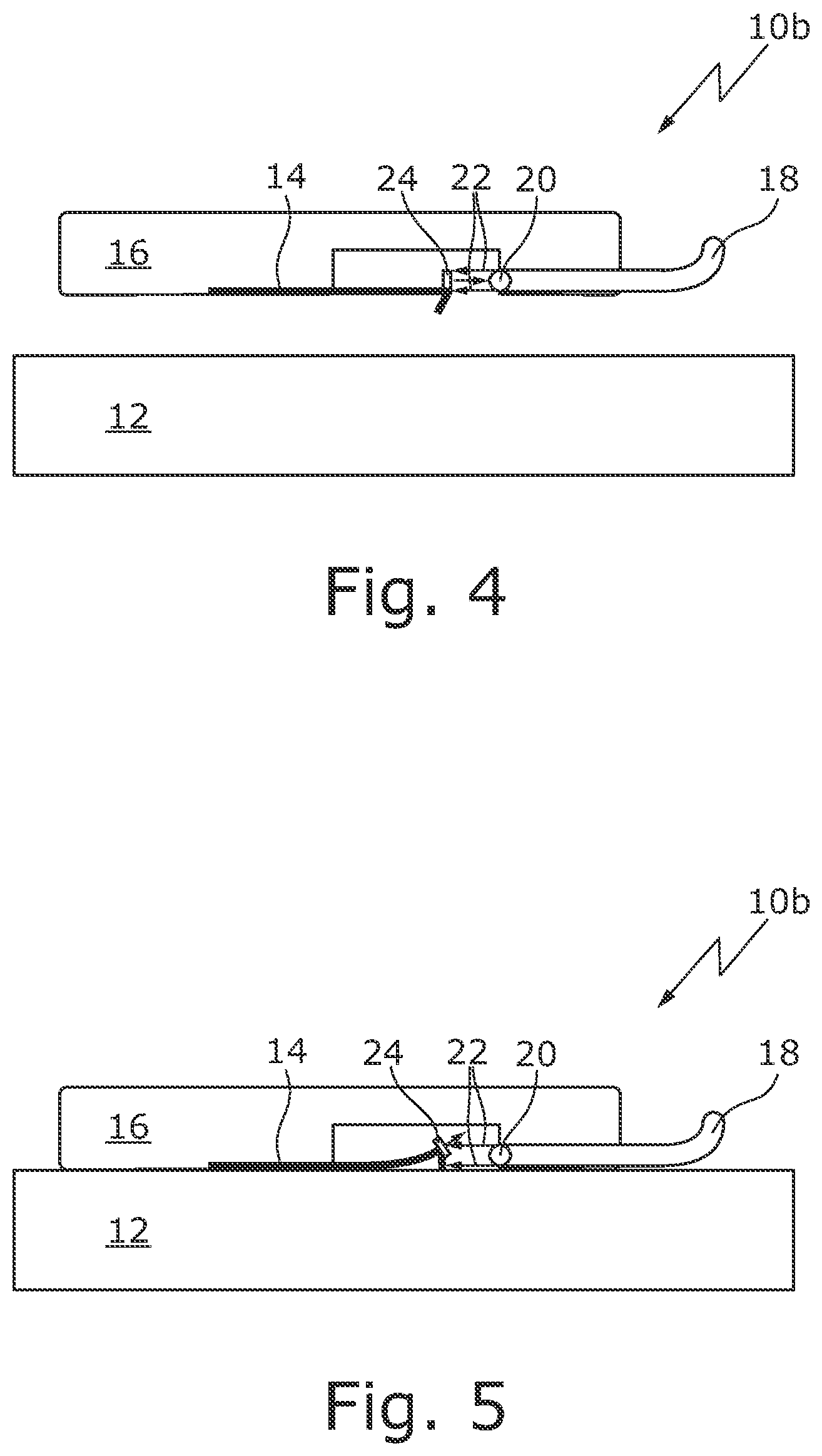 Patent US12552424 Figure 3 – Rail contact element and drop off detection unit