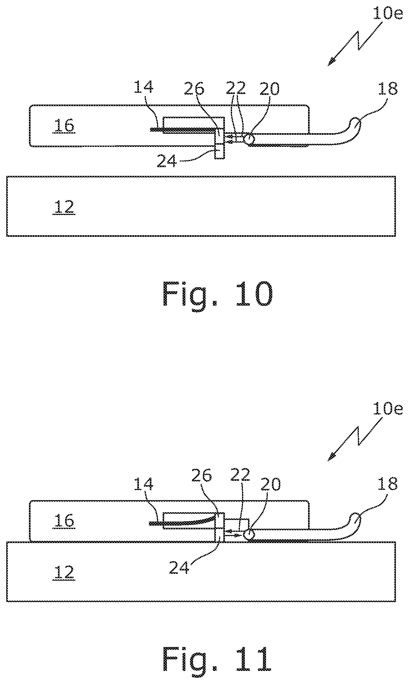 Patent US12552424 Figure 6 – Rail contact element and drop off detection unit