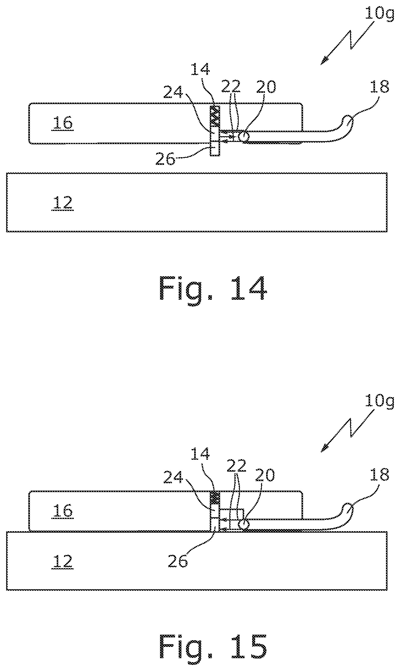 Patent US12552424 Figure 8 – Rail contact element and drop off detection unit