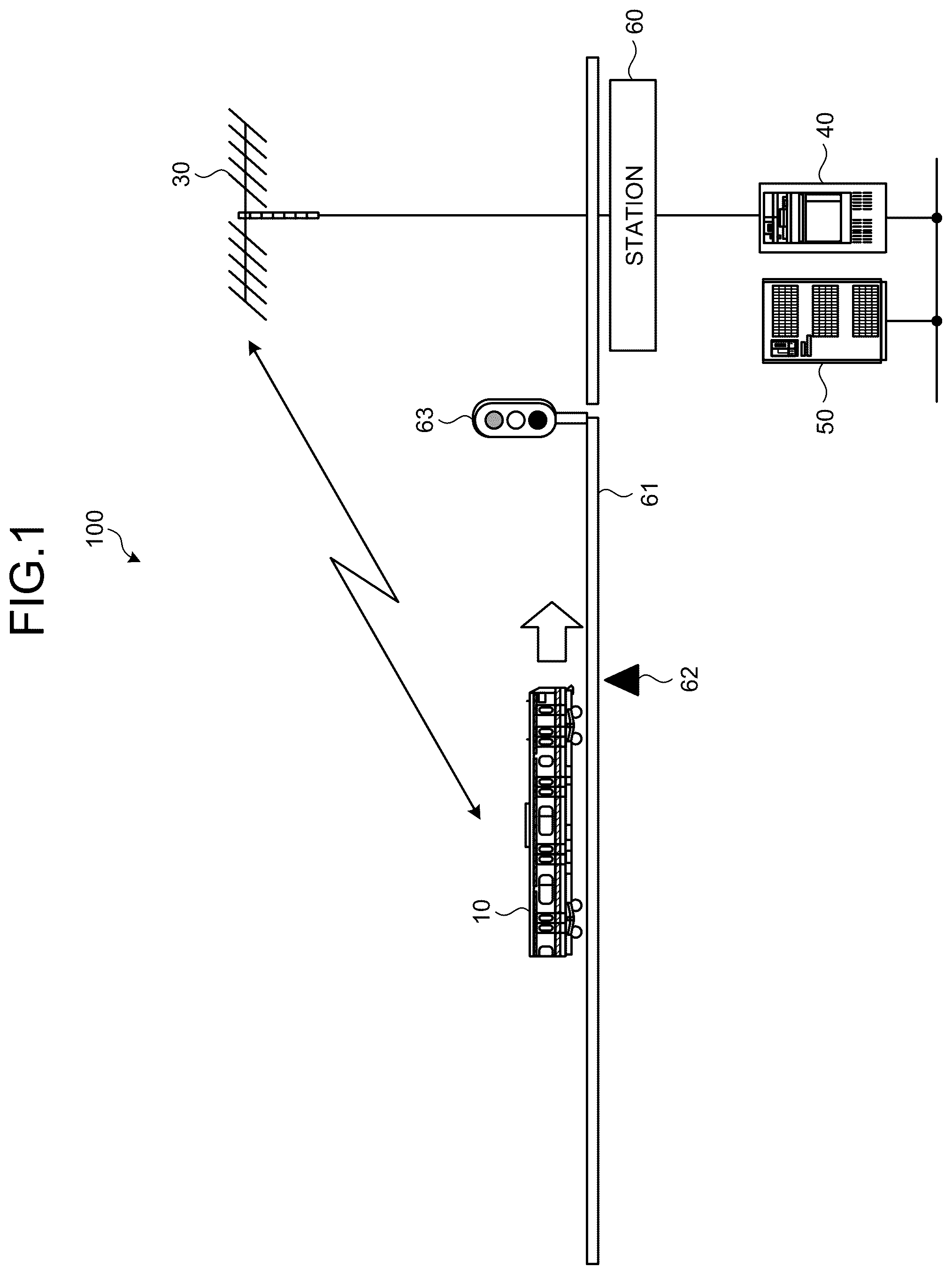 Patent US12552428 Figure 1 – Train information management apparatus, train information management system, and train information management method