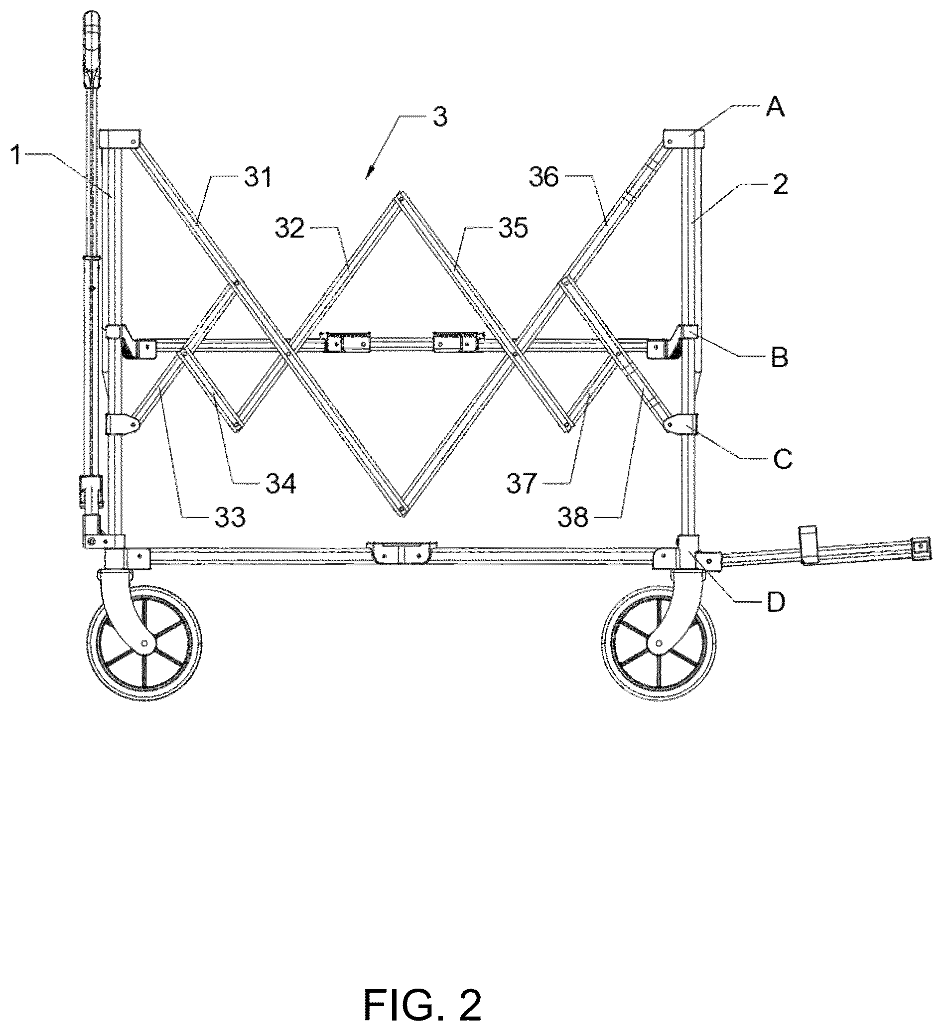 Patent US12552431 Figure 2 – Separable liftable double-deck wagon