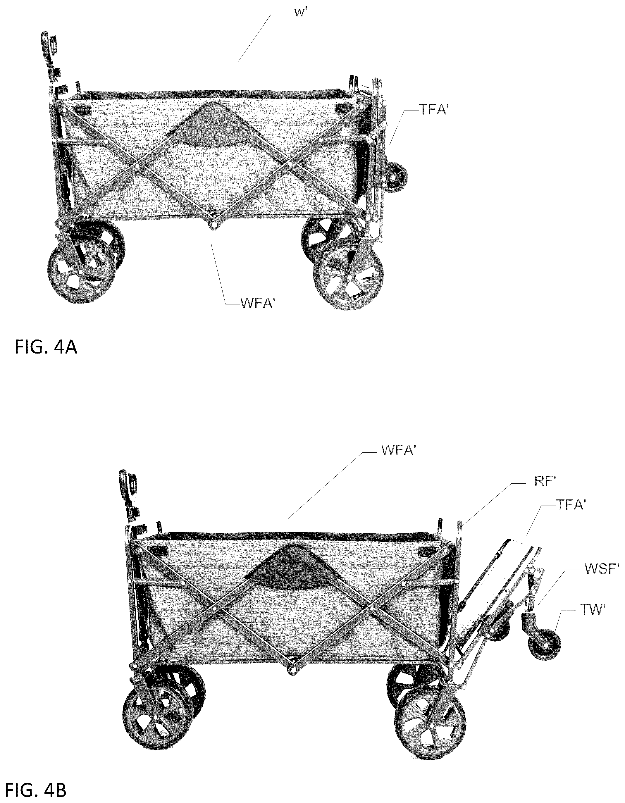 Patent US12552432 Figure 6 – Collapsible wagon tailgate