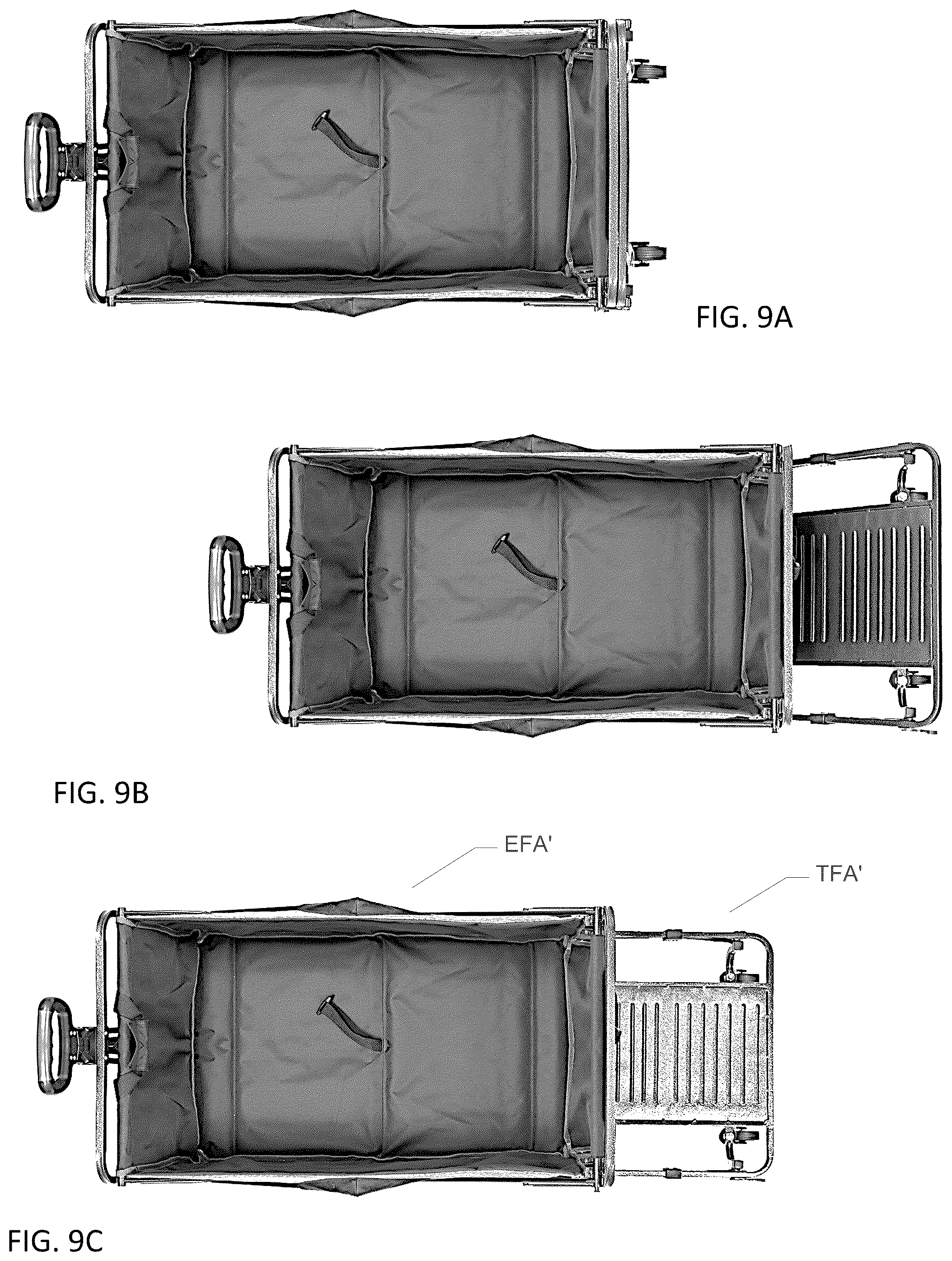 Patent US12552432 Figure 14 – Collapsible wagon tailgate