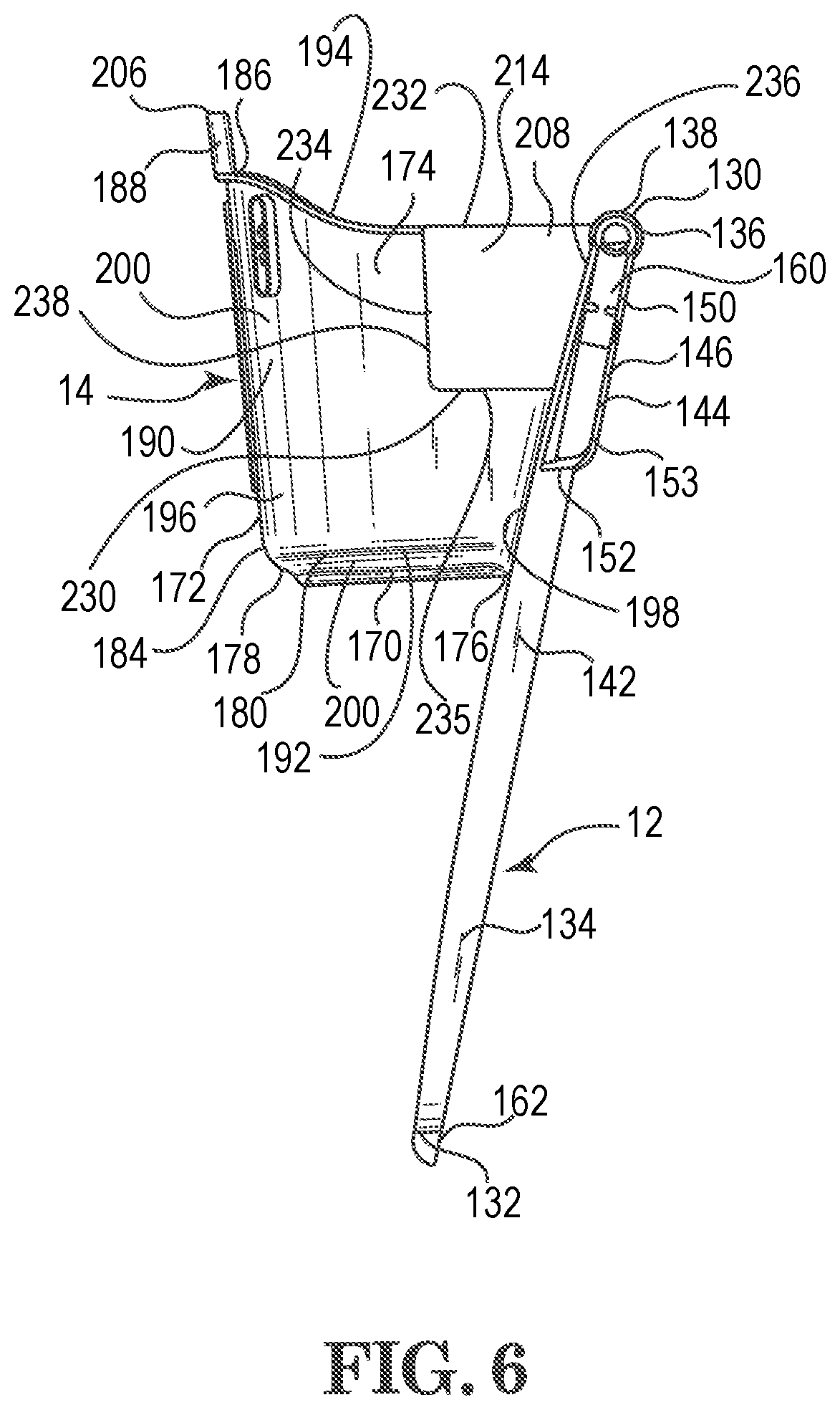 Patent US12552433 Figure 6 – Shopping cart gate with child seat and assemblies thereof