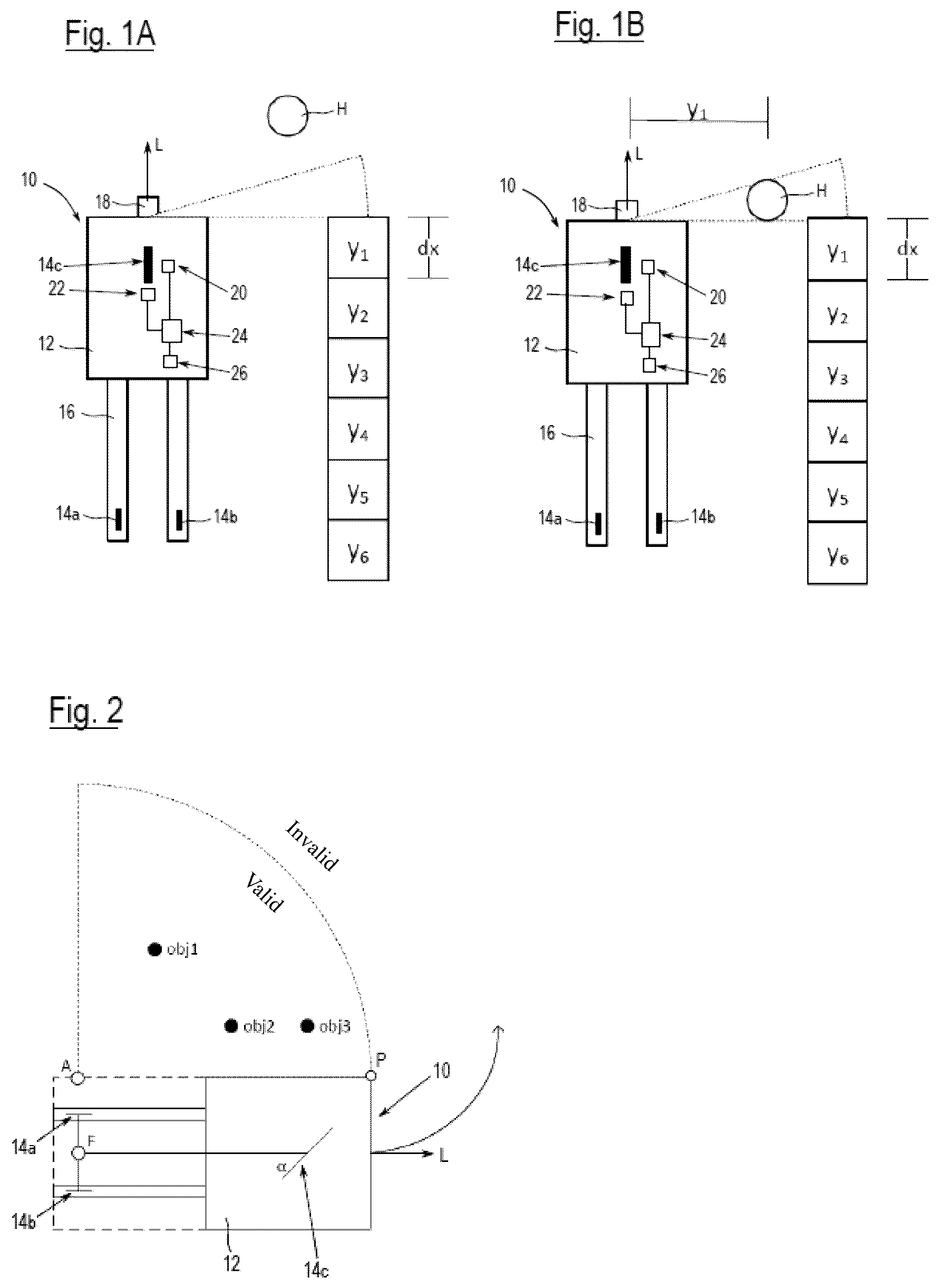 Patent US12552434 Figure 1 – Method for dealing with obstacles in an industrial truck during driving operation thereof