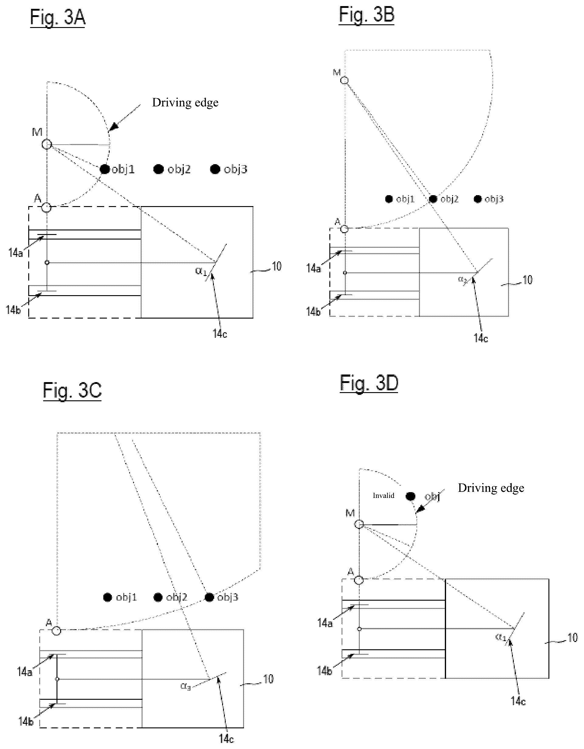 Patent US12552434 Figure 2 – Method for dealing with obstacles in an industrial truck during driving operation thereof