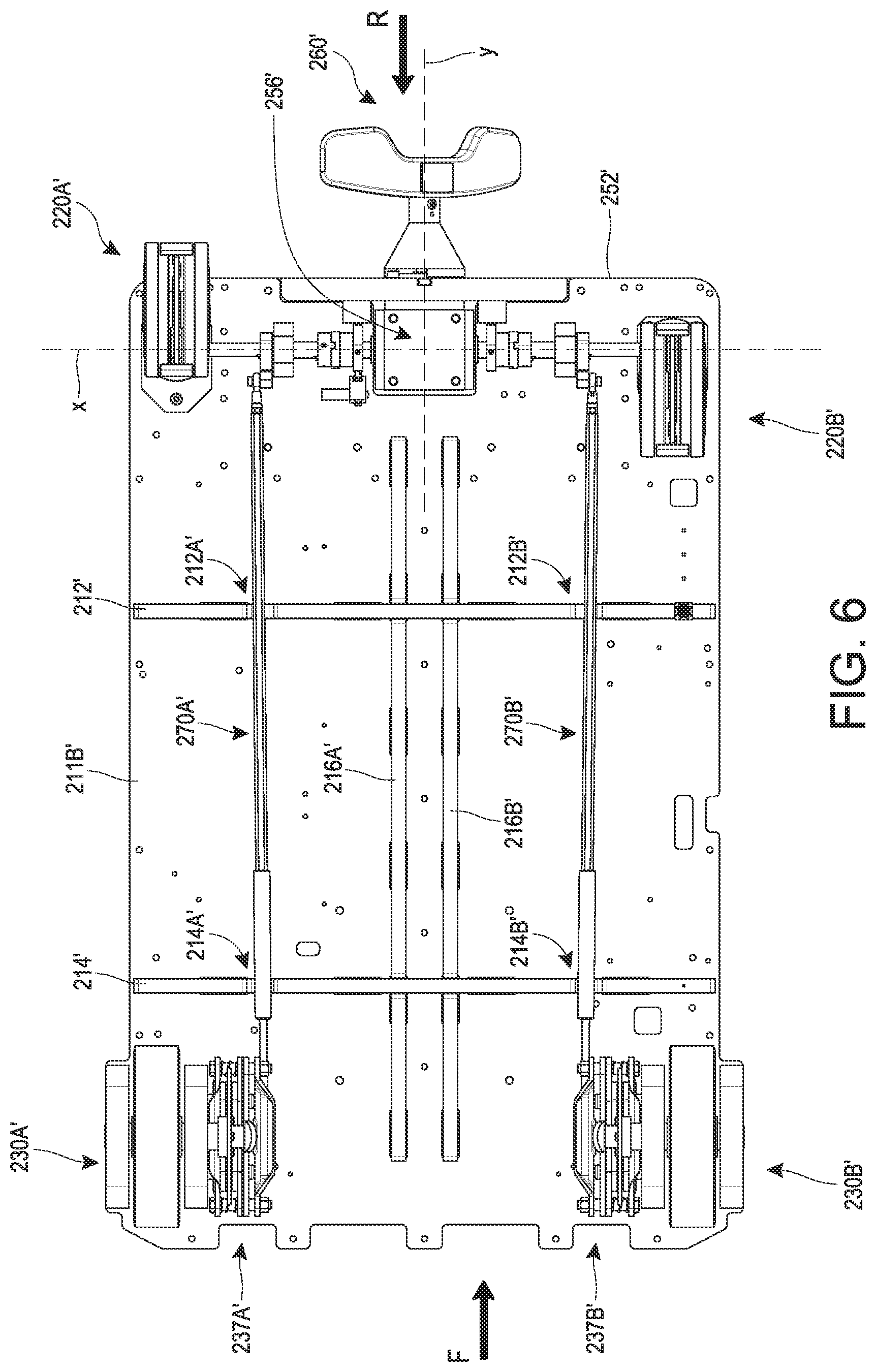 Patent US12552436 Figure 7 – Brake assembly for robotic surgery system