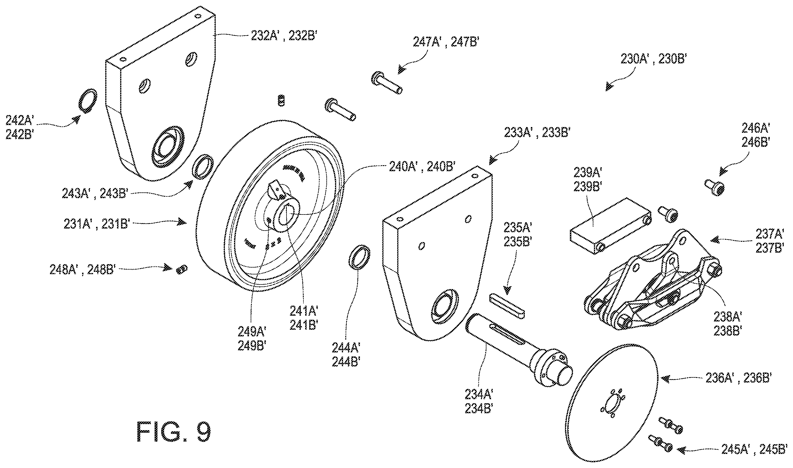 Patent US12552436 Figure 10 – Brake assembly for robotic surgery system