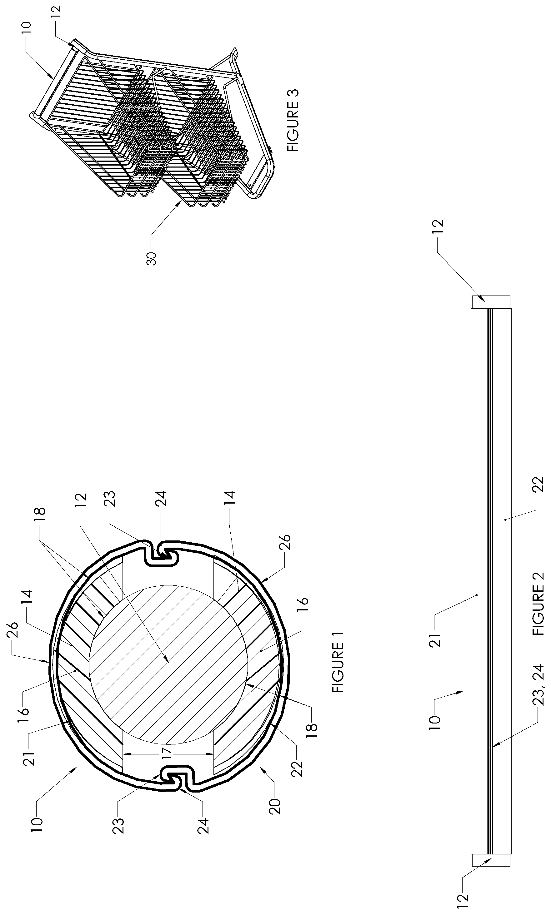 Patent US12552437 Figure 1 – Retrofit sanitary handle