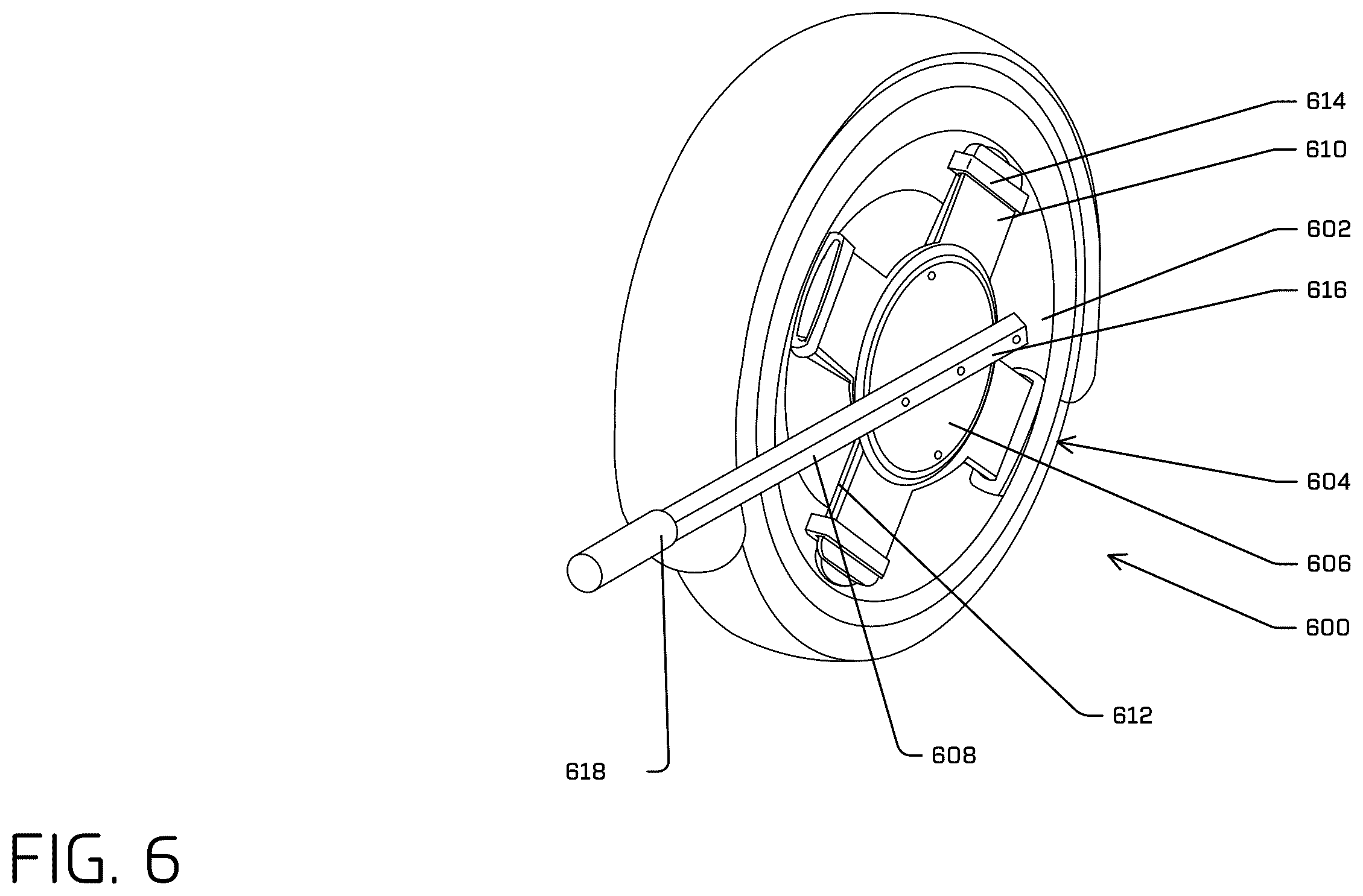 Patent US12552441 Figure 6 – Manual steering tool for a vehicle