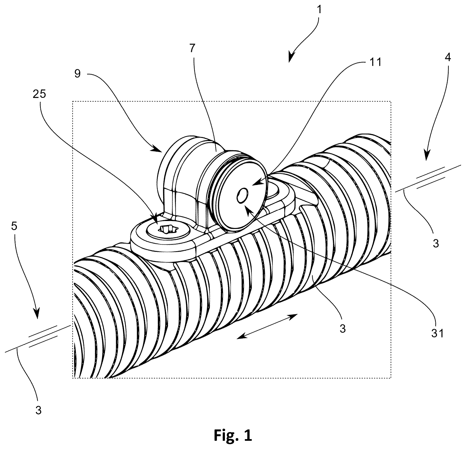 Patent US12552442 — Steering gear — Figure 1