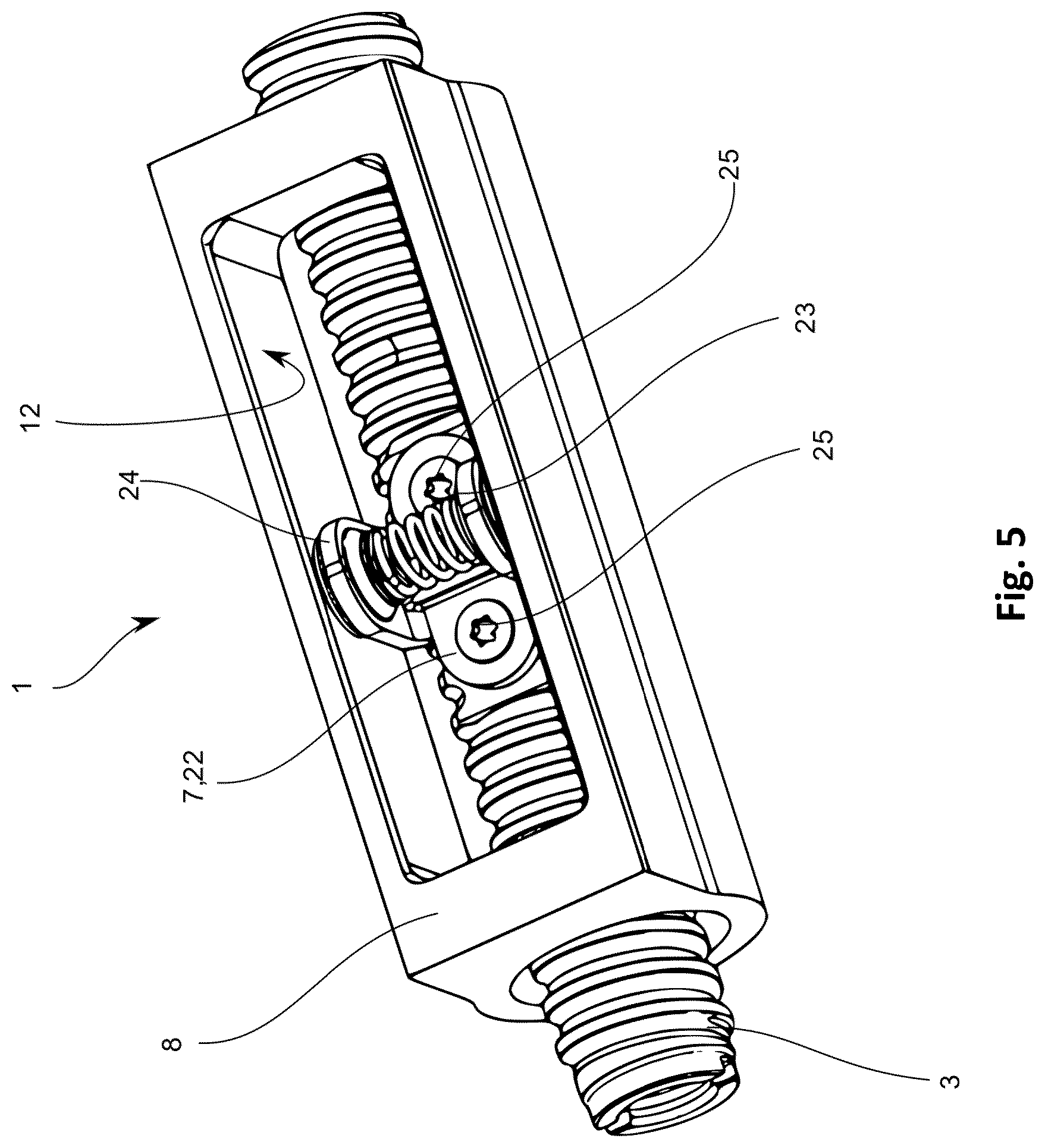 Patent US12552442 Figure 5 – Steering gear