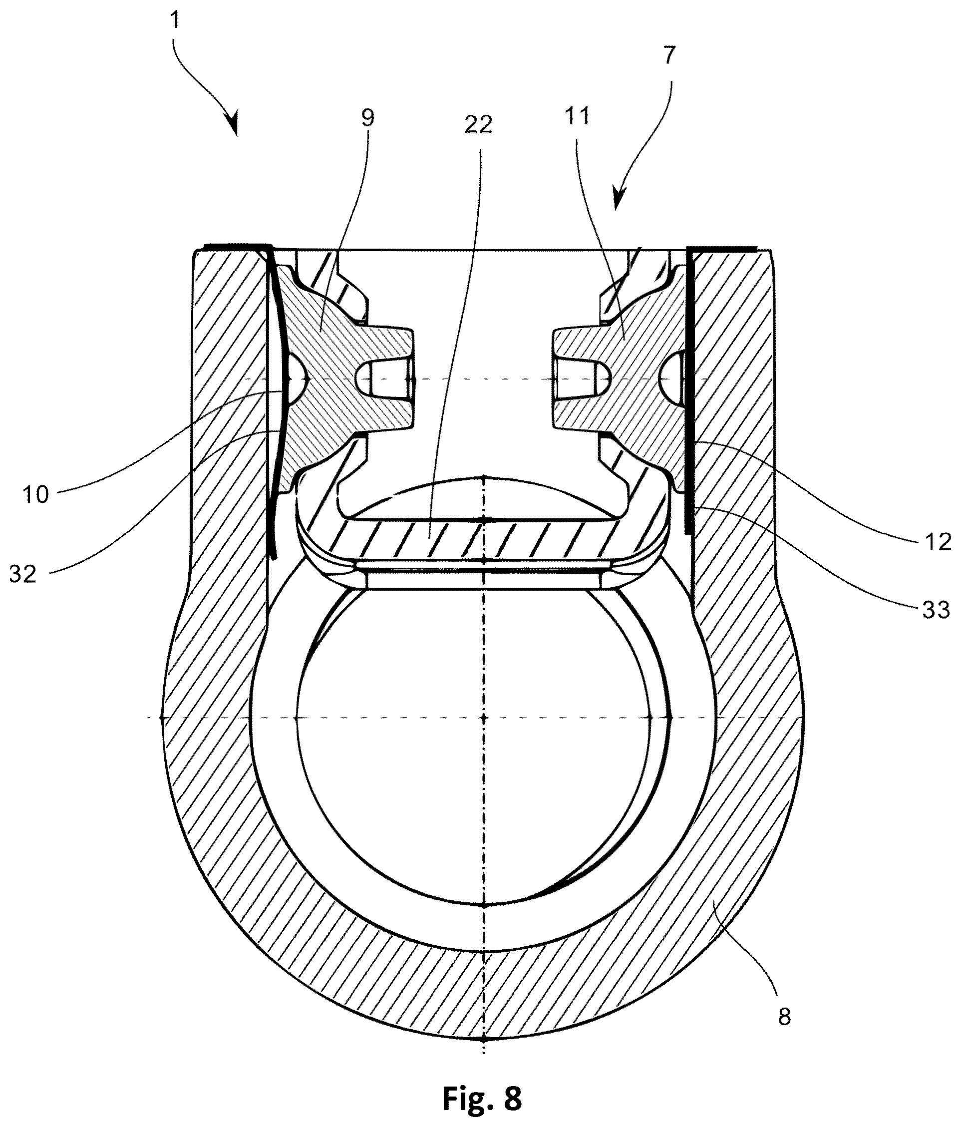 Patent US12552442 Figure 8 – Steering gear